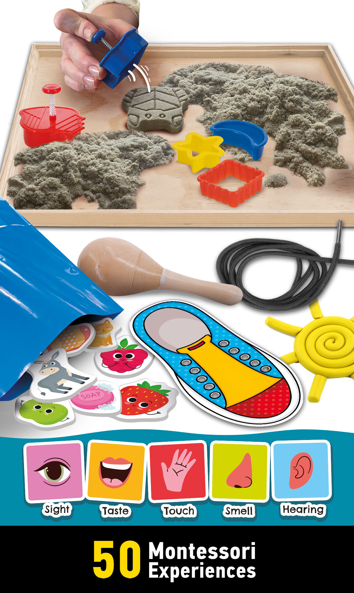 Montessori box maxi 50 esperienze - LISCIANI