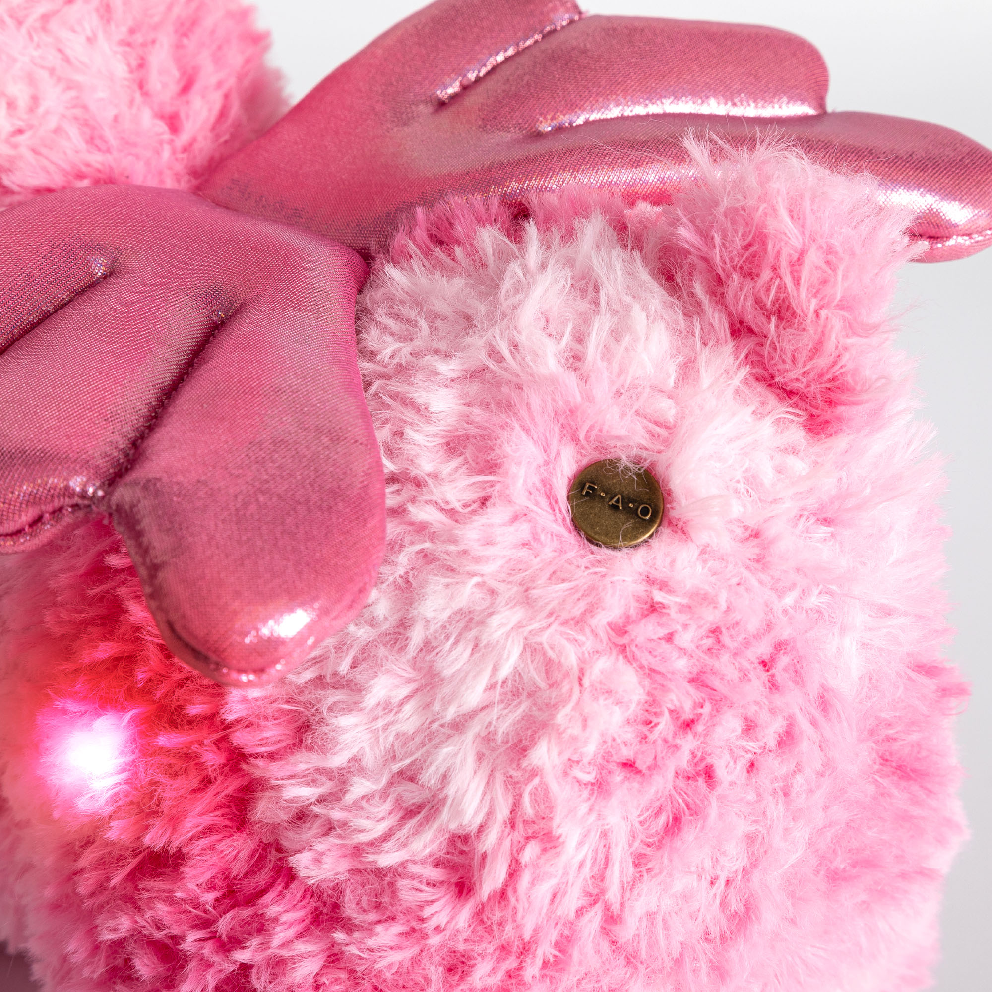 Peluche llamacorn rosa con luci e suoni, 38 cm - FAO Schwarz