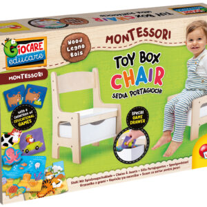 Montessori wood toy box chair - LISCIANI