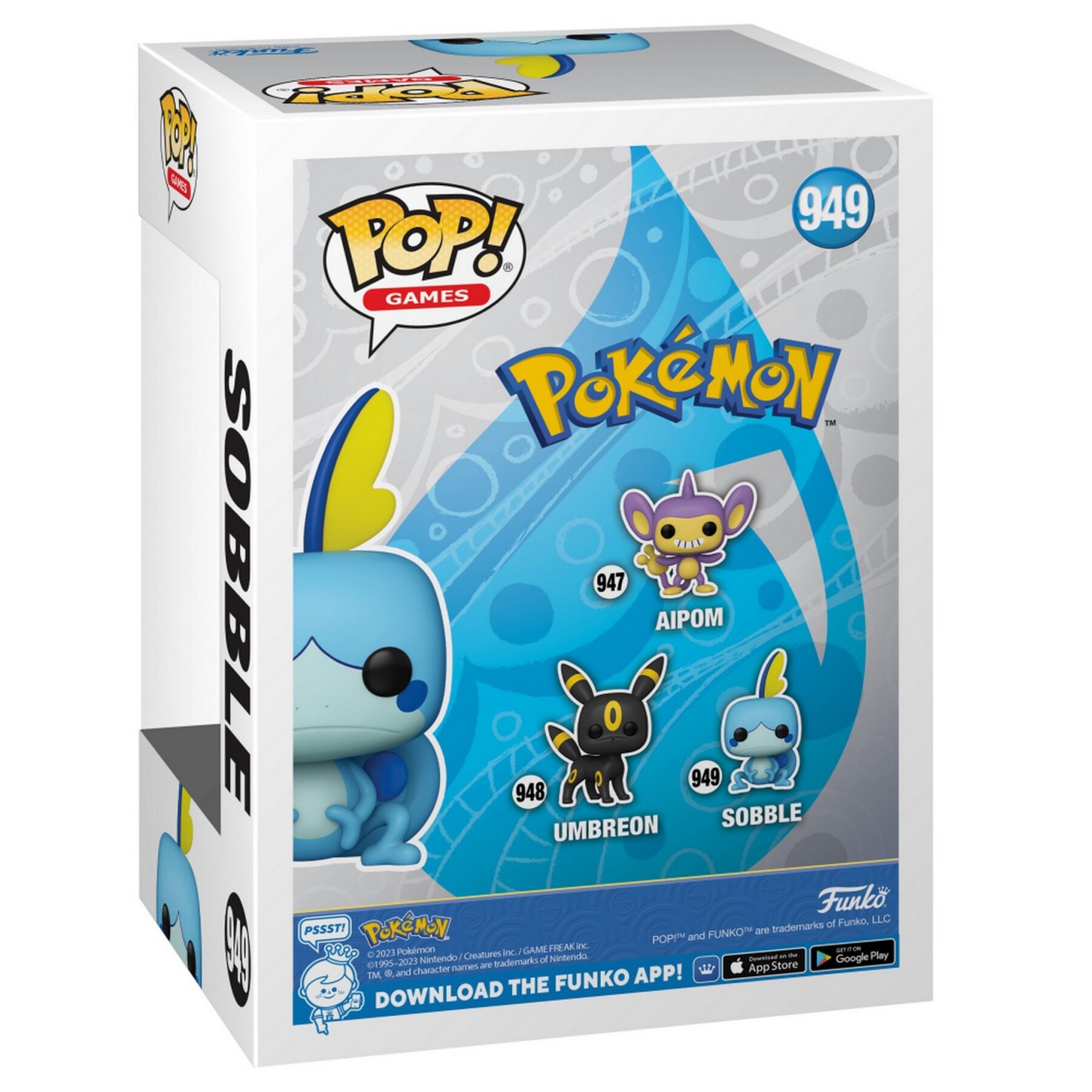 Pop games: pokemon- sobble(emea) - Funko, POKEMON
