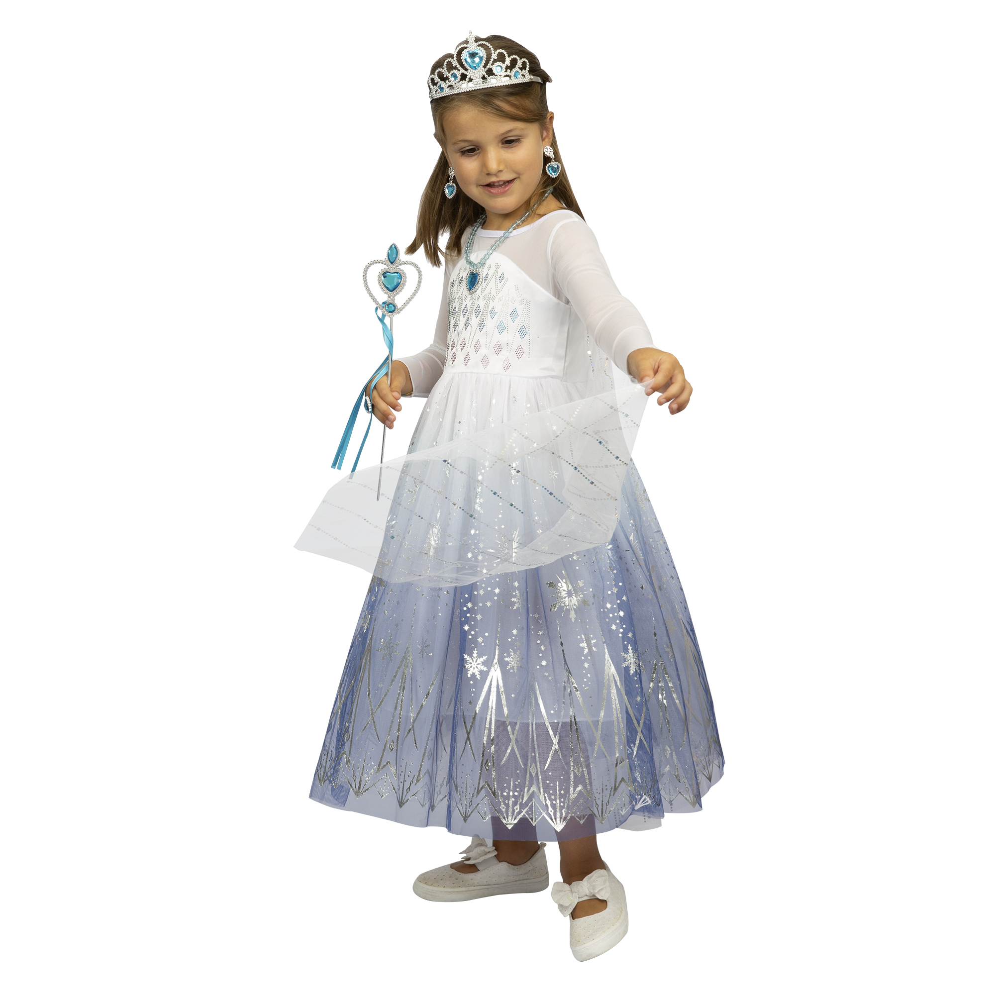 Costume principessa delle nevi disponibile in diverse taglie - MISS FASHION