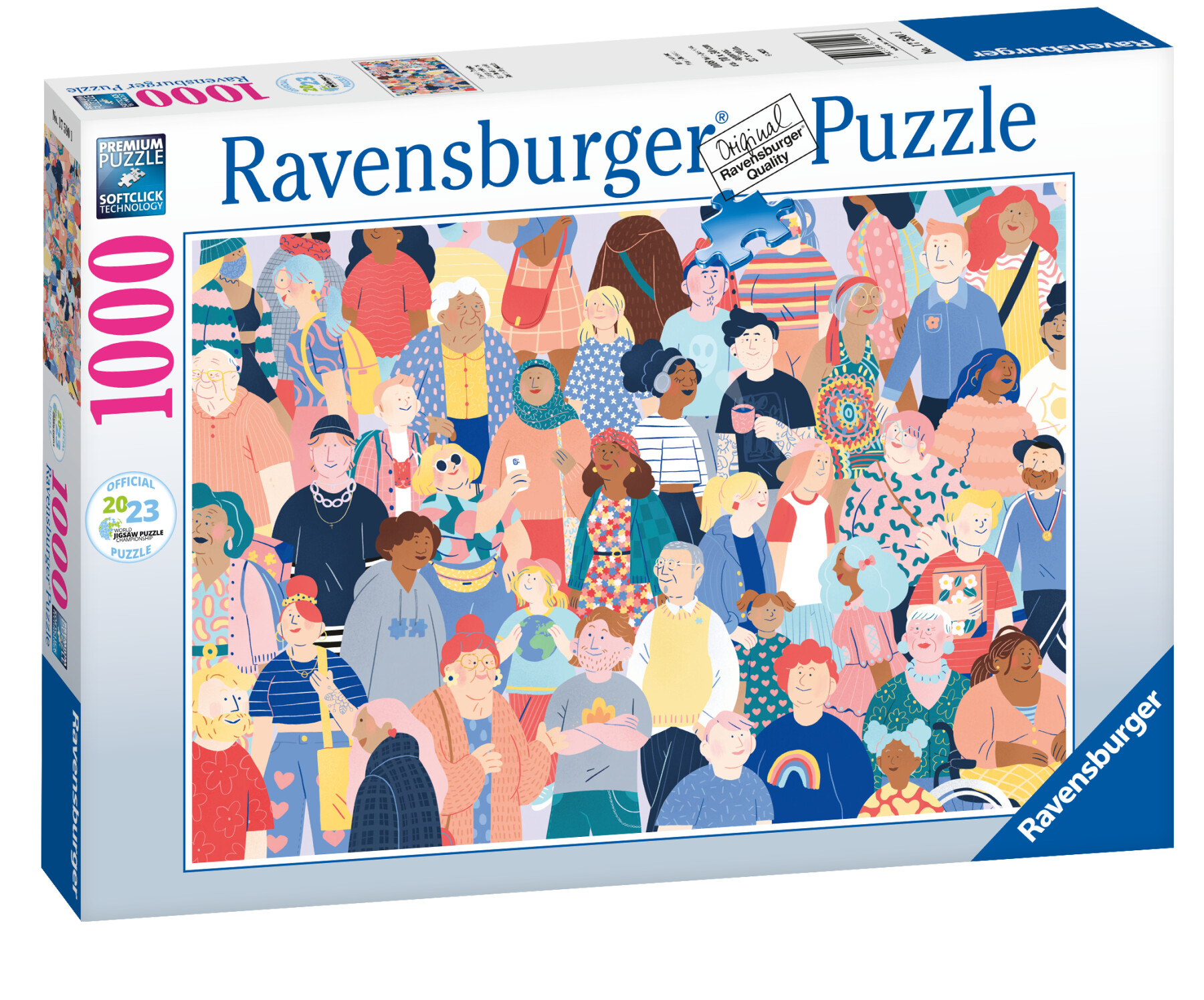 Ravensburger - puzzle puzzle people wjpc, 1000 pezzi, puzzle adulti - RAVENSBURGER