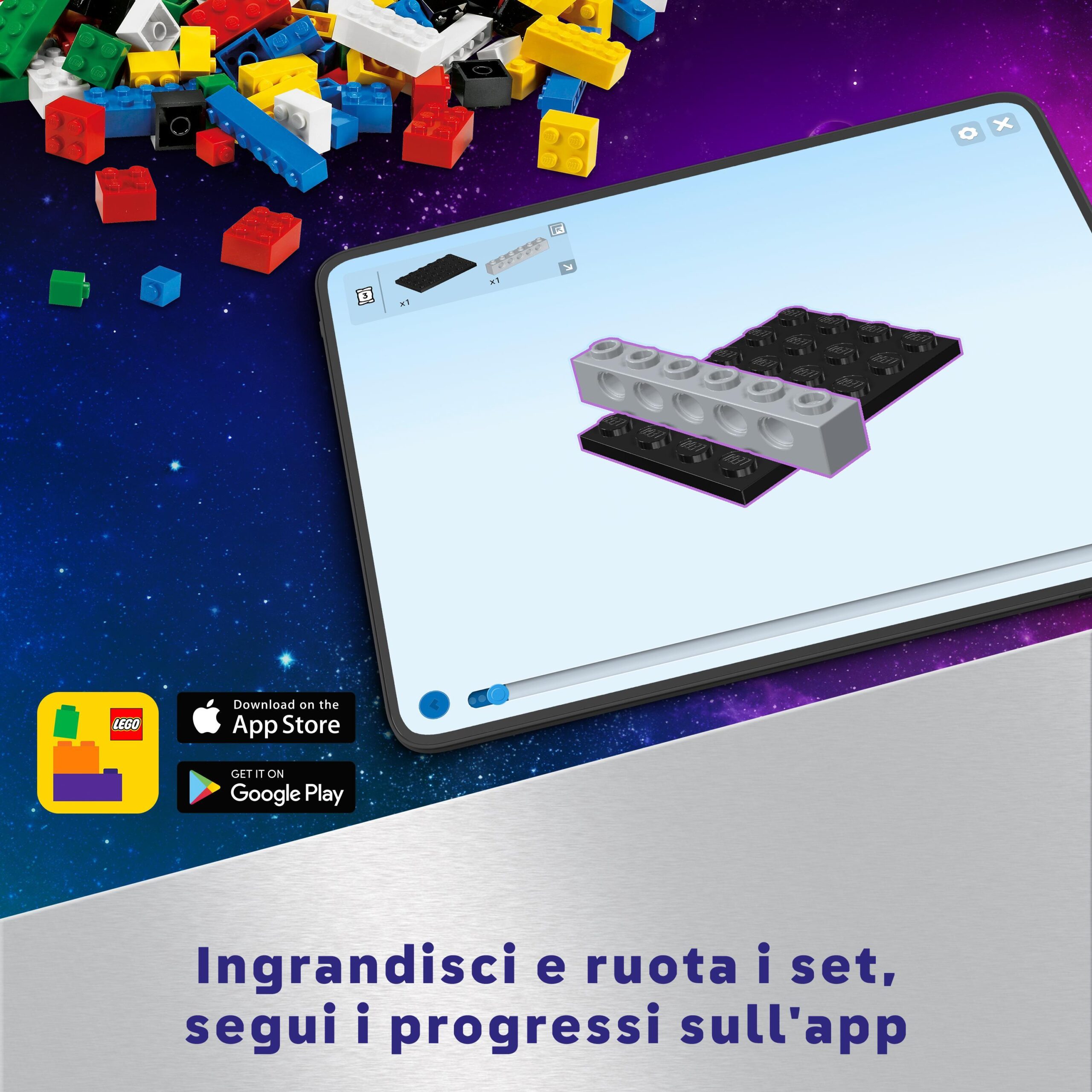 Lego city 60431 rover esploratore spaziale e vita aliena, giochi per bambini 6+ con 2 minifigure di astronauti, robot e 2 alieni - LEGO CITY