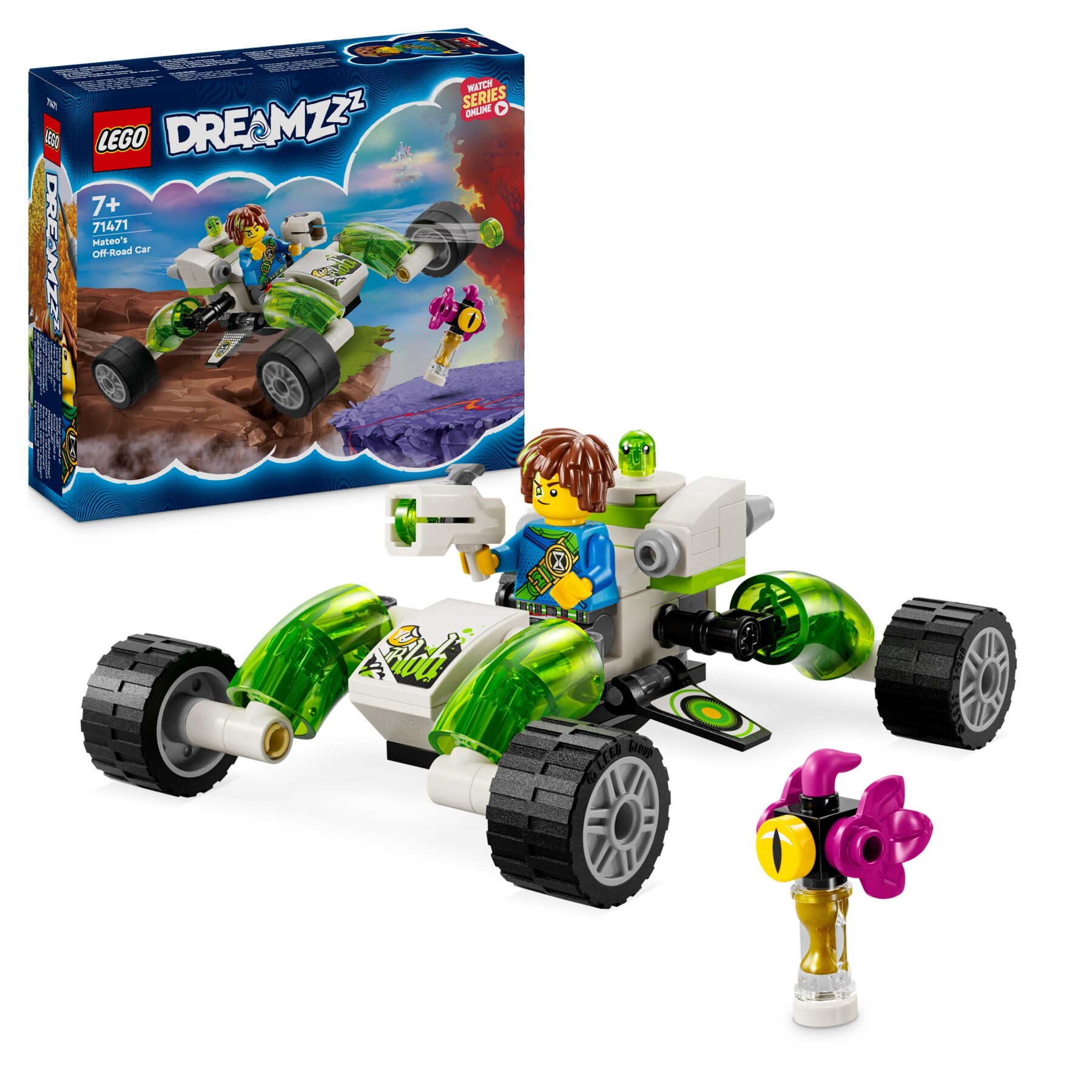 Lego dreamzzz 71471 il fuoristrada di mateo, buggy giocattolo che si trasforma in quadricottero, gioco per bambini di 7+ anni - LEGO DREAMZZZ