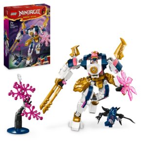 Lego ninjago 71807 mech elemento tech di sora, giochi per bambini 7+ anni, action figure snodabile e 2 minifigure, regalo ninja - LEGO NINJAGO, Lego