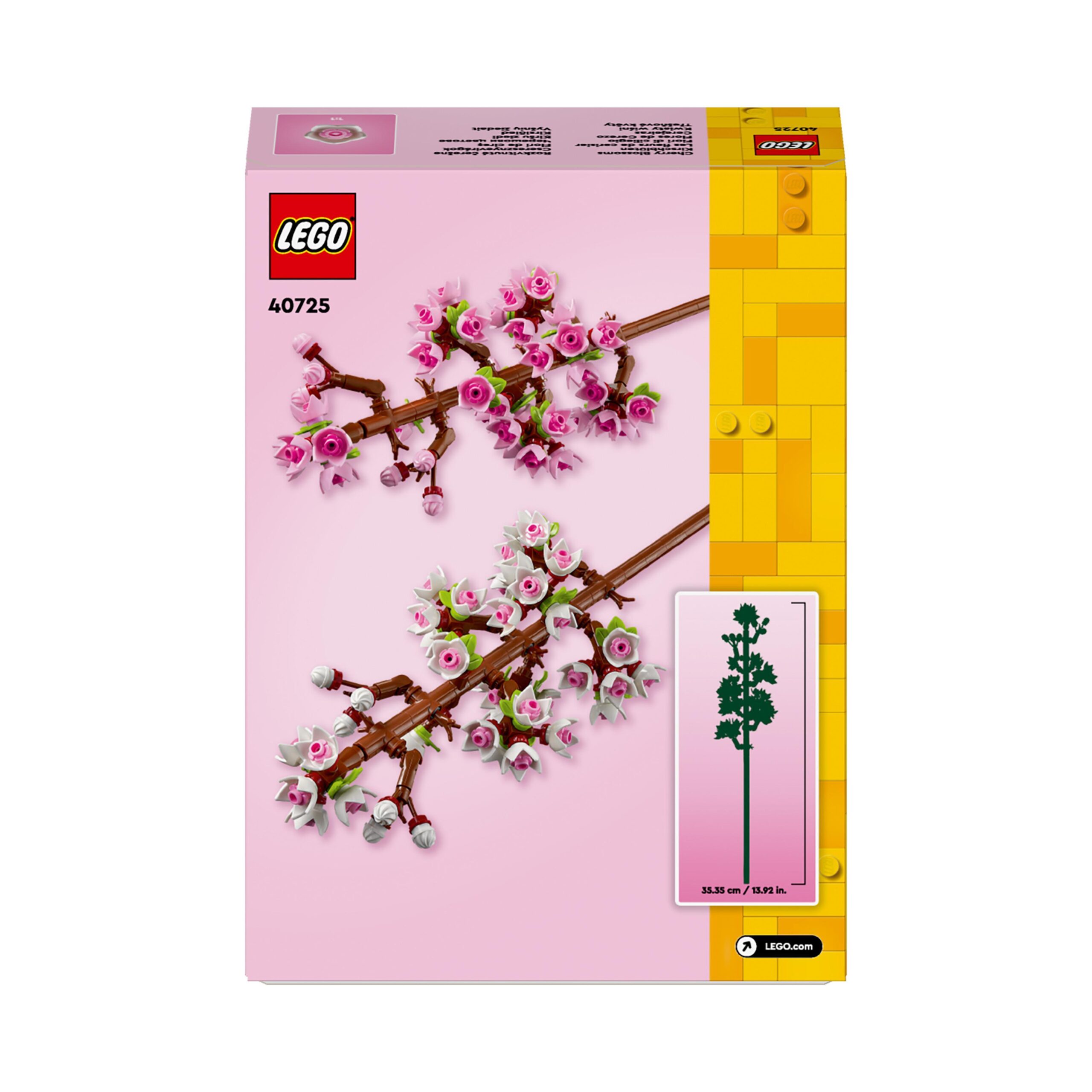 Lego creator 40725 fiori di ciliegio, set per adulti e bambini 8+ anni, regalo per san valentino, per donna, uomo, lei o lui - LEGO CREATOR