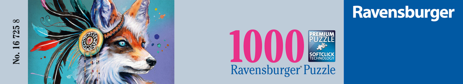 Ravensburger - puzzle lo spirito della volpe, 1000 pezzi, puzzle adulti - RAVENSBURGER