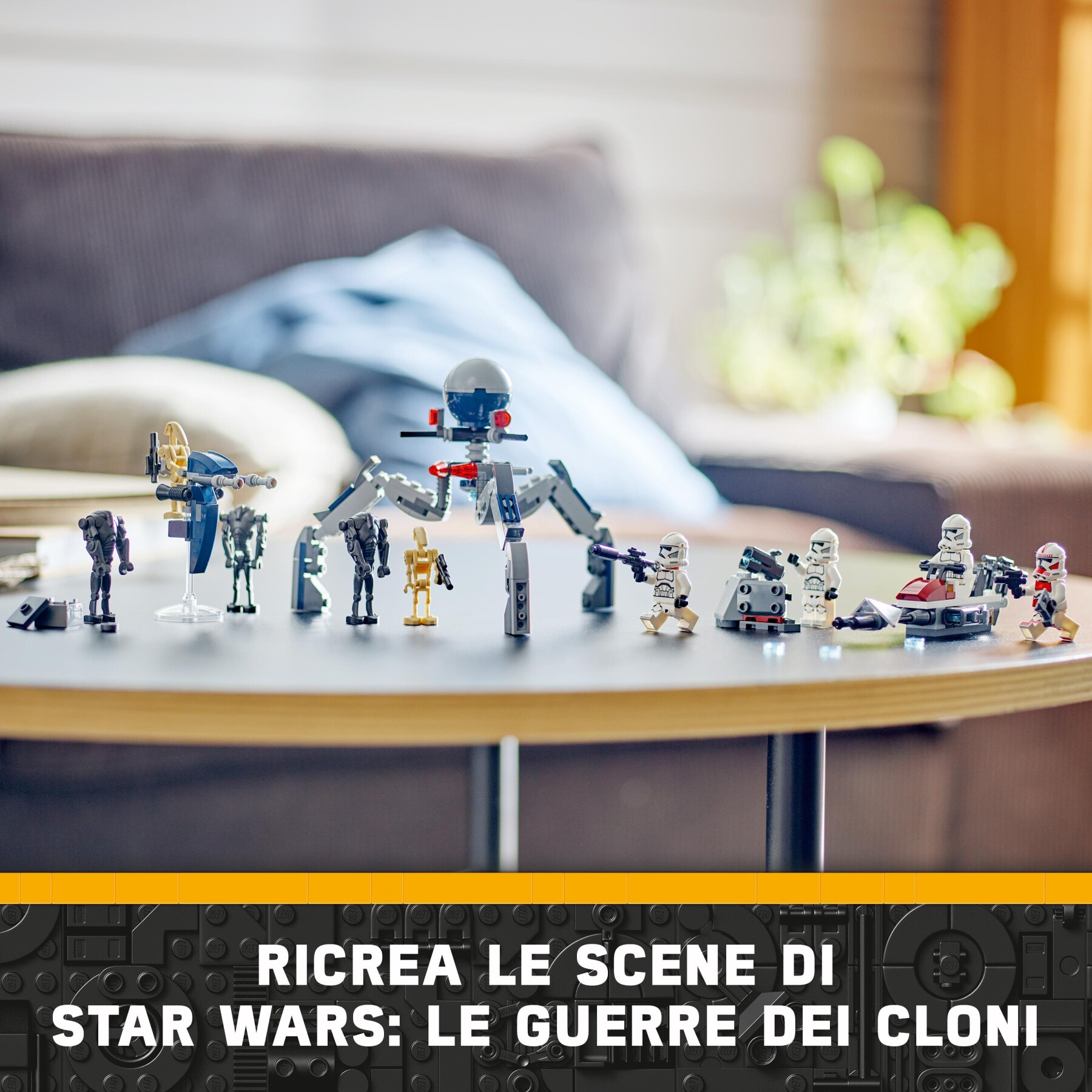 Lego star wars 75372 battle pack clone trooper e battle droid con veicolo giocattolo speeder bike, idea regalo bambini 7+ anni - LEGO® Star Wars™, Star Wars