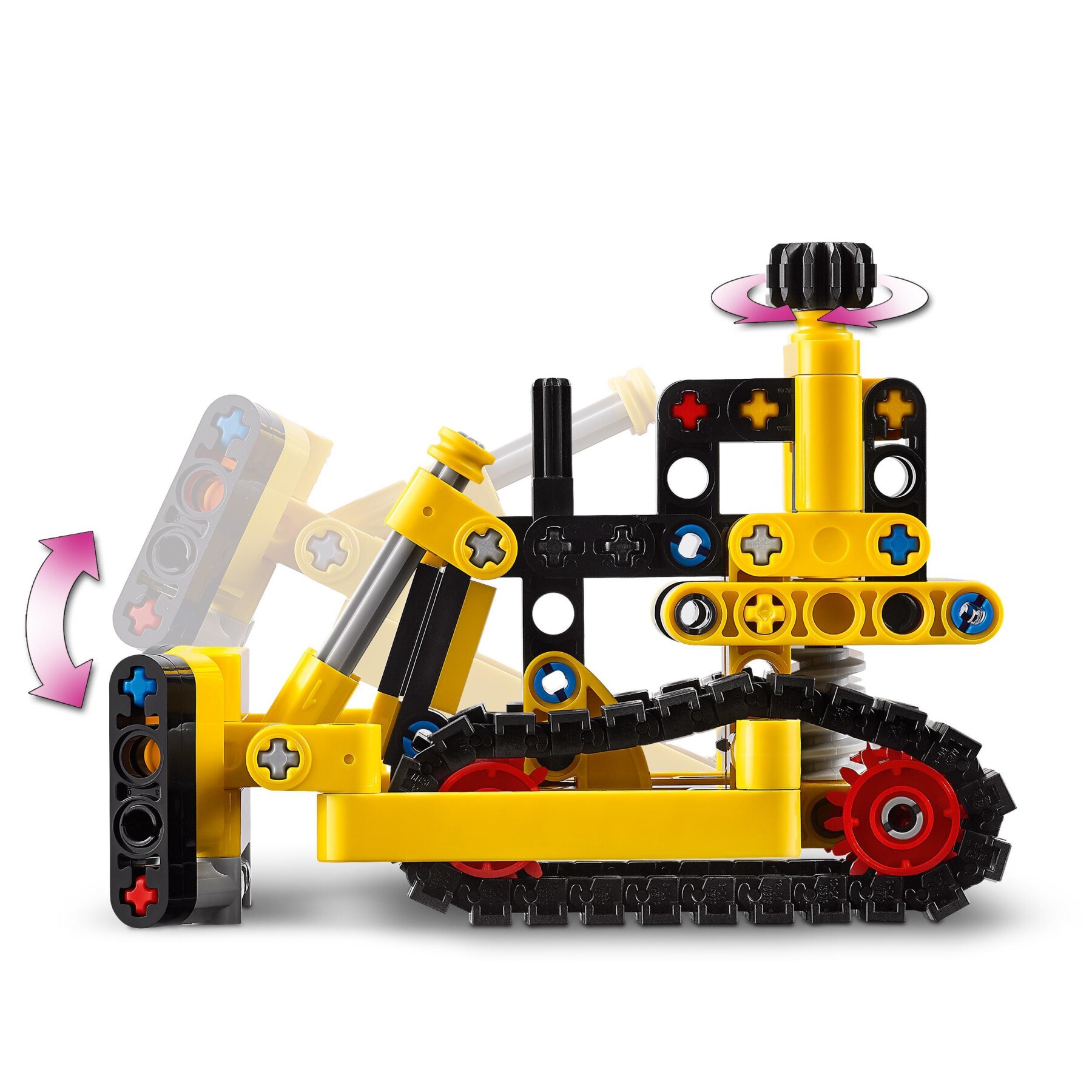 Lego technic 42163 bulldozer da cantiere, giochi per bambini e bambine di 7+ anni, regalo per amanti dei veicoli giocattolo - LEGO TECHNIC