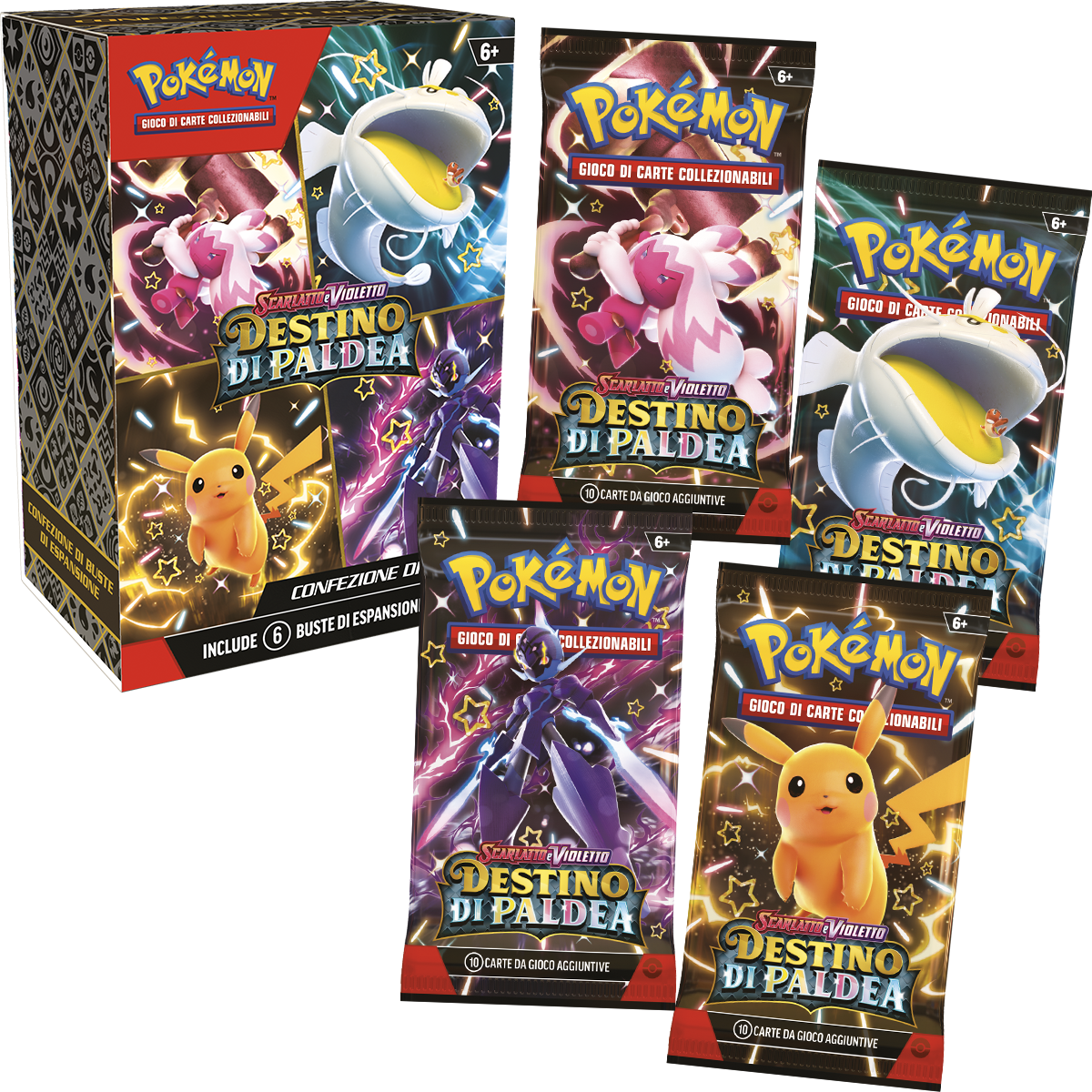 Pokémon destino di paldea bundle 6 buste - POKEMON