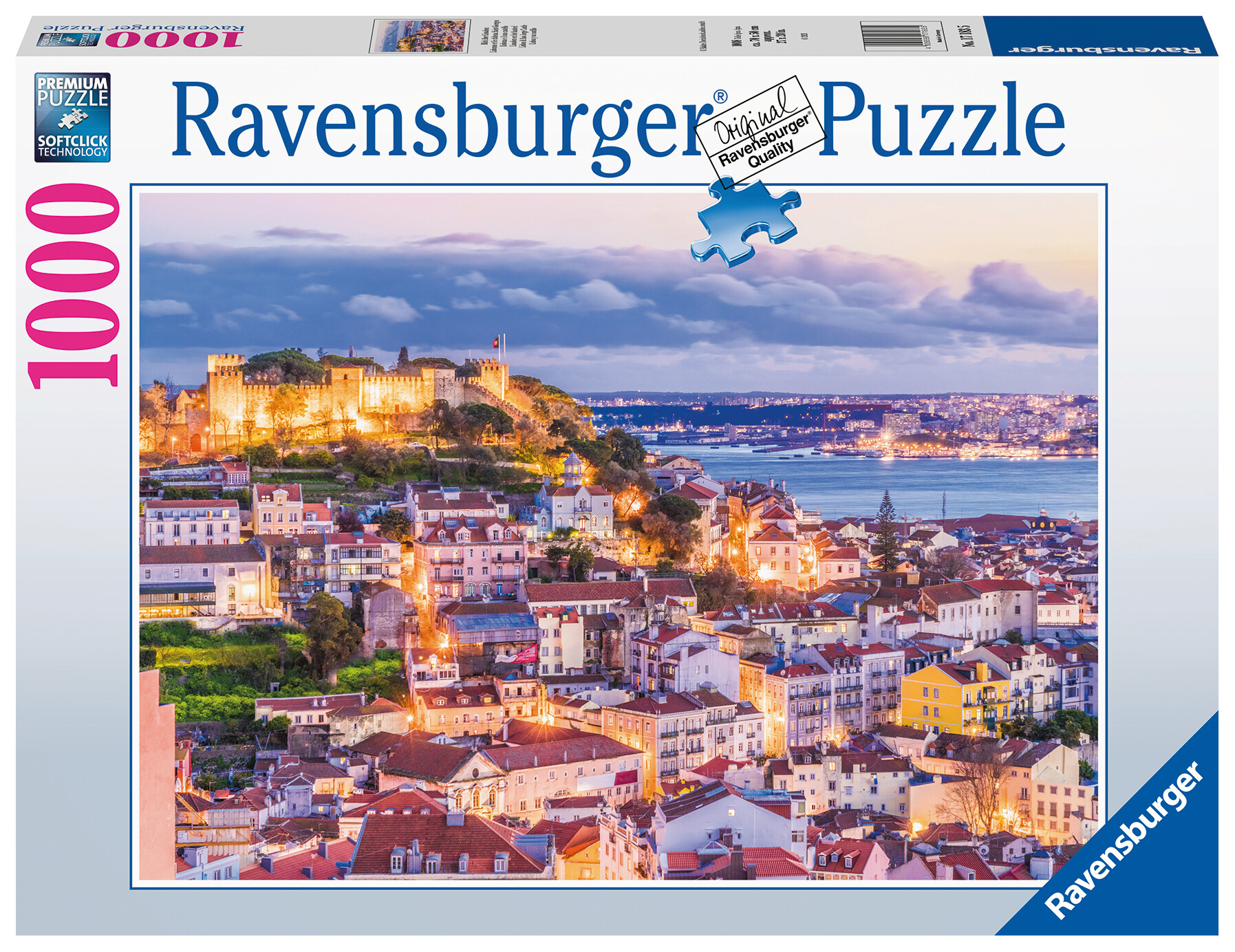 Ravensburger - puzzle lisbona, 1000 pezzi, puzzle adulti - RAVENSBURGER