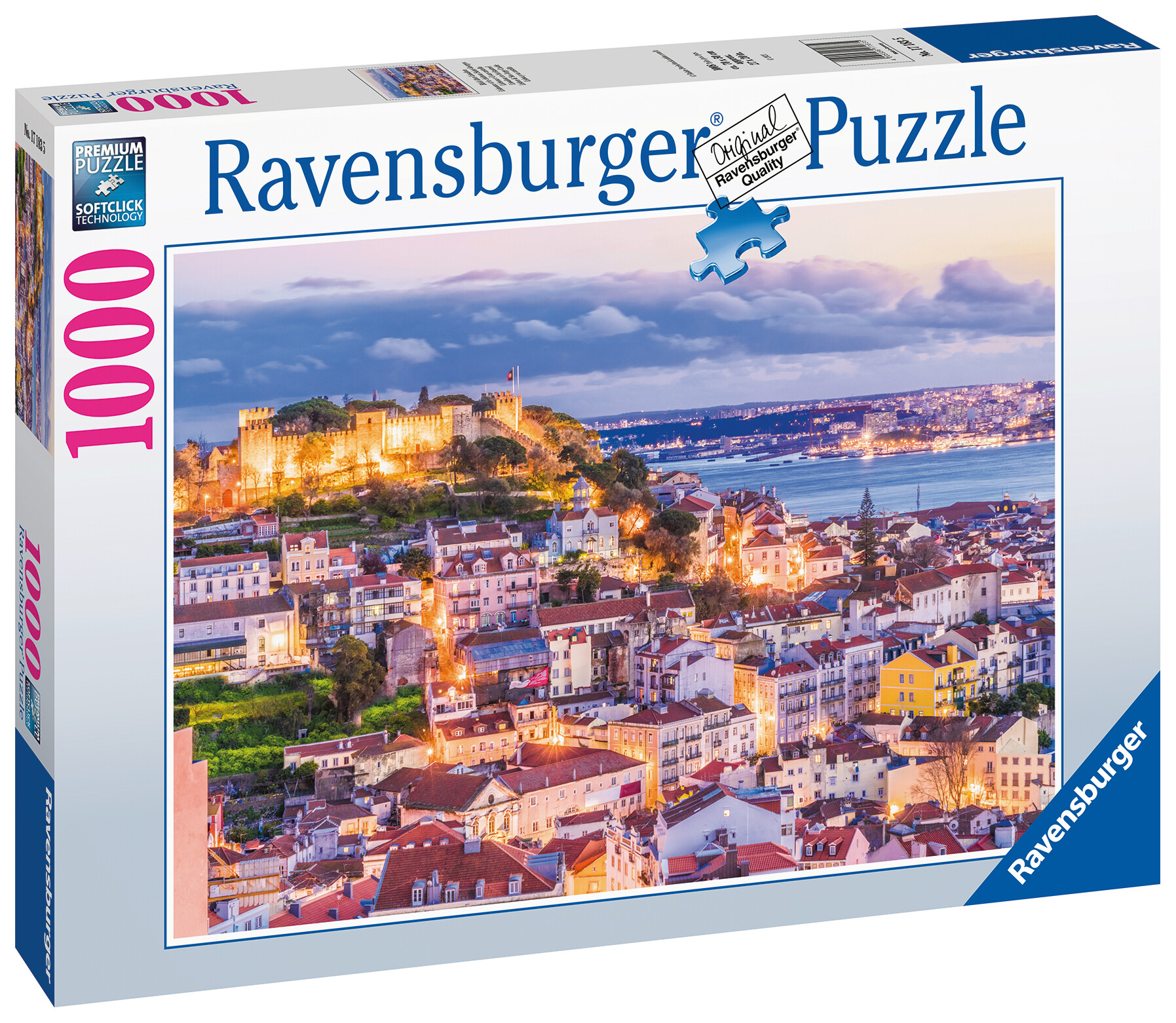 Ravensburger - puzzle lisbona, 1000 pezzi, puzzle adulti - RAVENSBURGER
