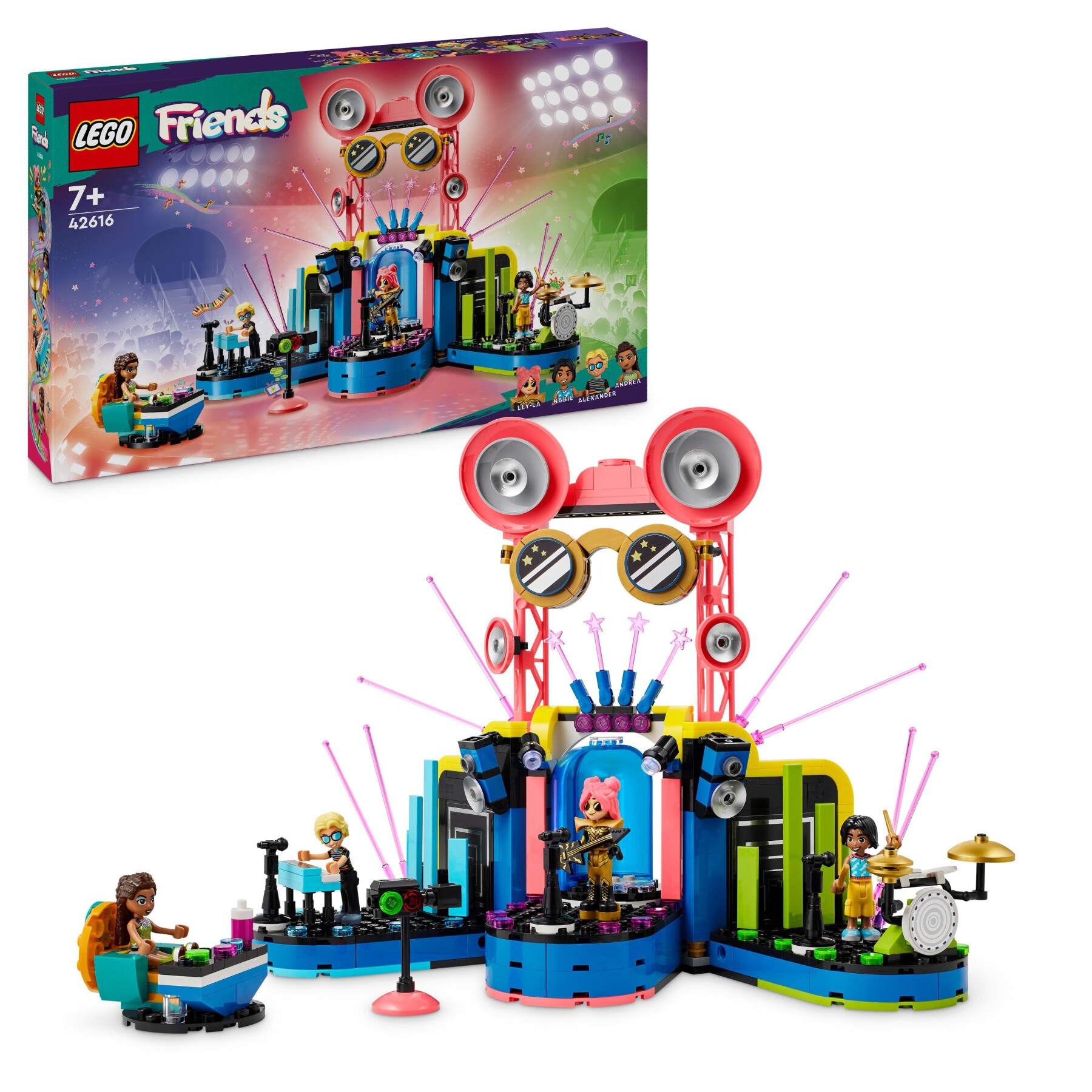 Lego friends 42616 il talent show di heartlake city, giochi musicali per bambini 7+ con 4 mini bamboline e palco giocattolo - LEGO FRIENDS