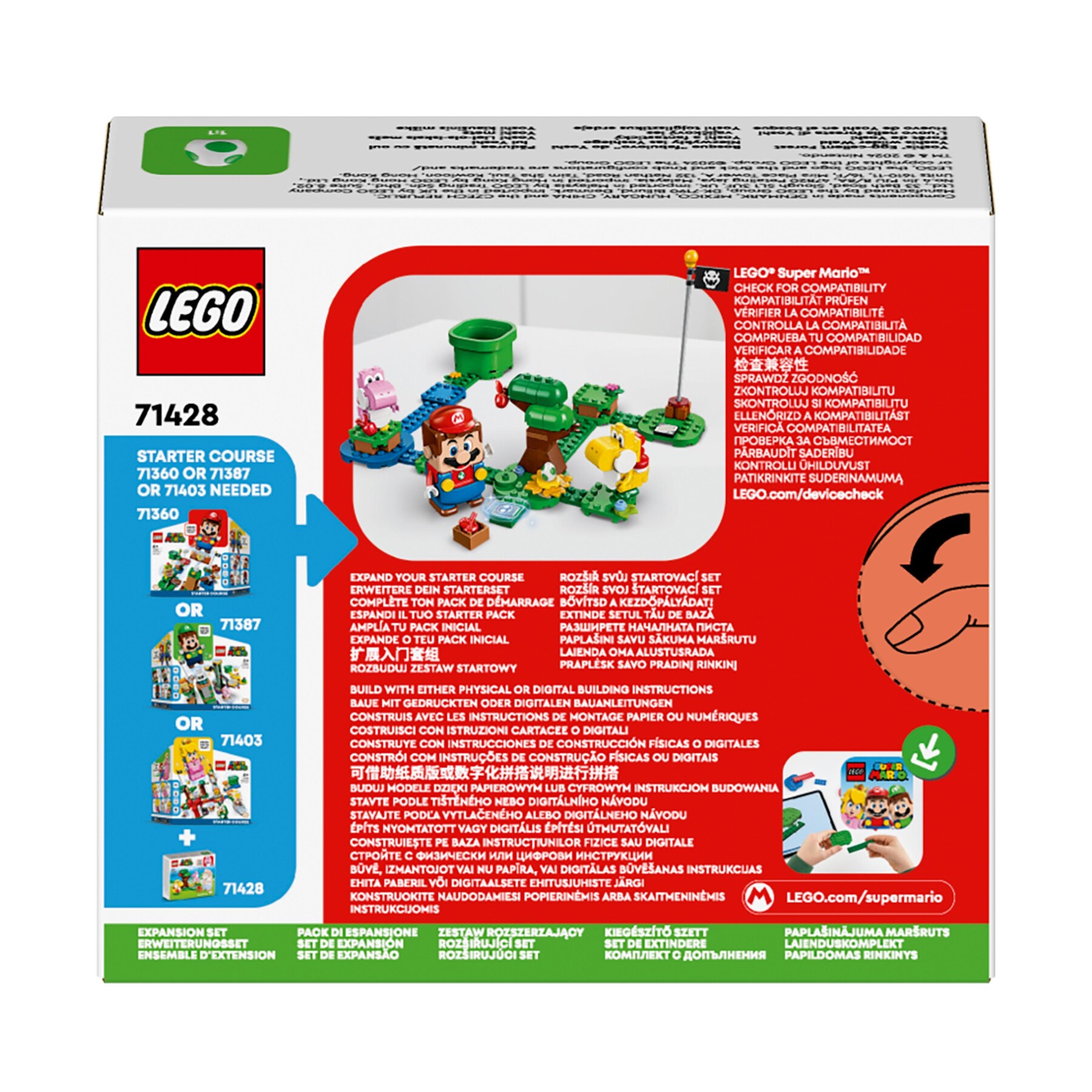 Lego super mario 71428 pack di espansione yoshi nella foresta fuovolosa, giochi per bambini di 6+ con 2 personaggi giocattolo - LEGO® Super Mario™, Super Mario