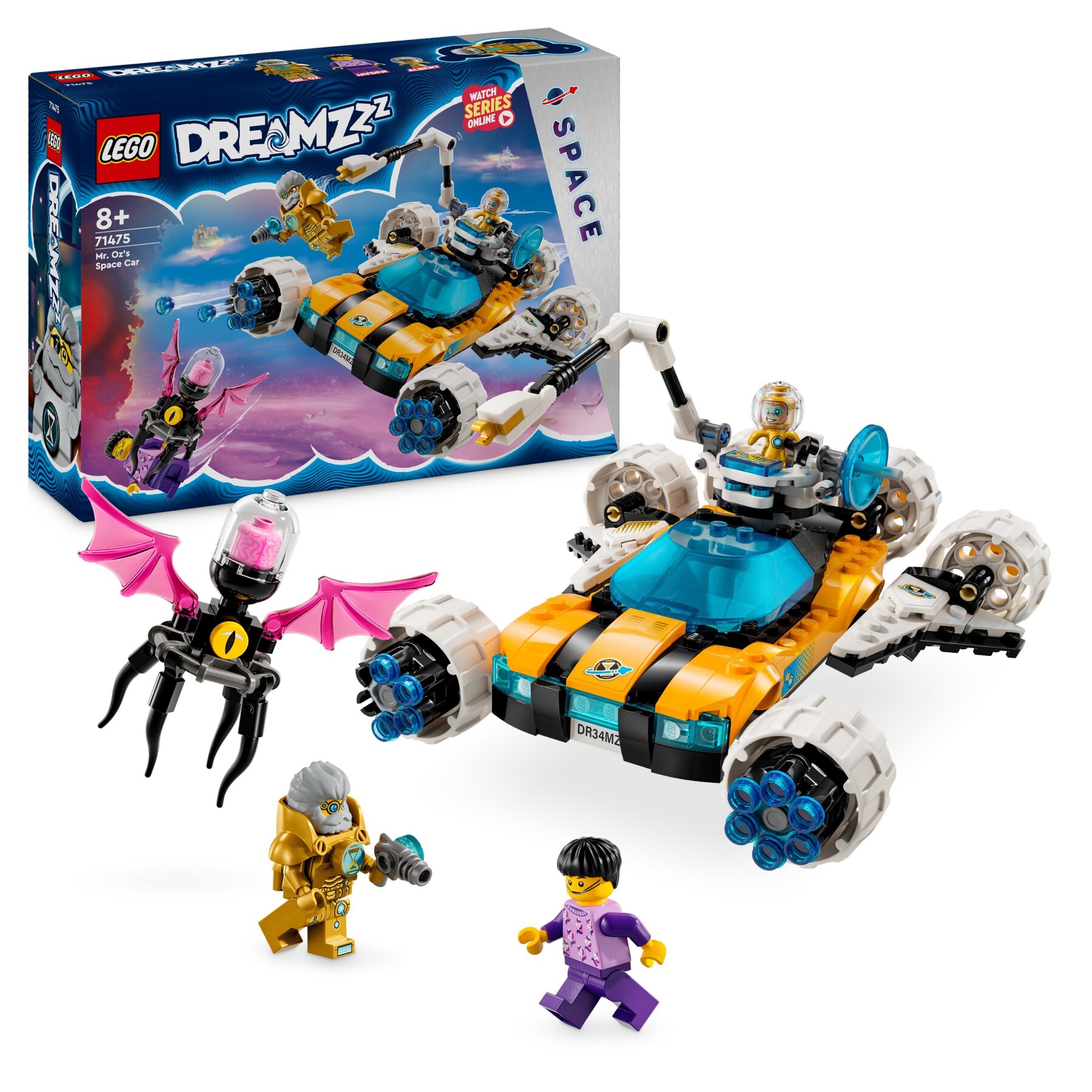 Lego dreamzzz 71475 l’auto spaziale del professor oswald, salva jayden con il veicolo trasformabile, regalo per bambini 8+ anni - LEGO DREAMZZZ