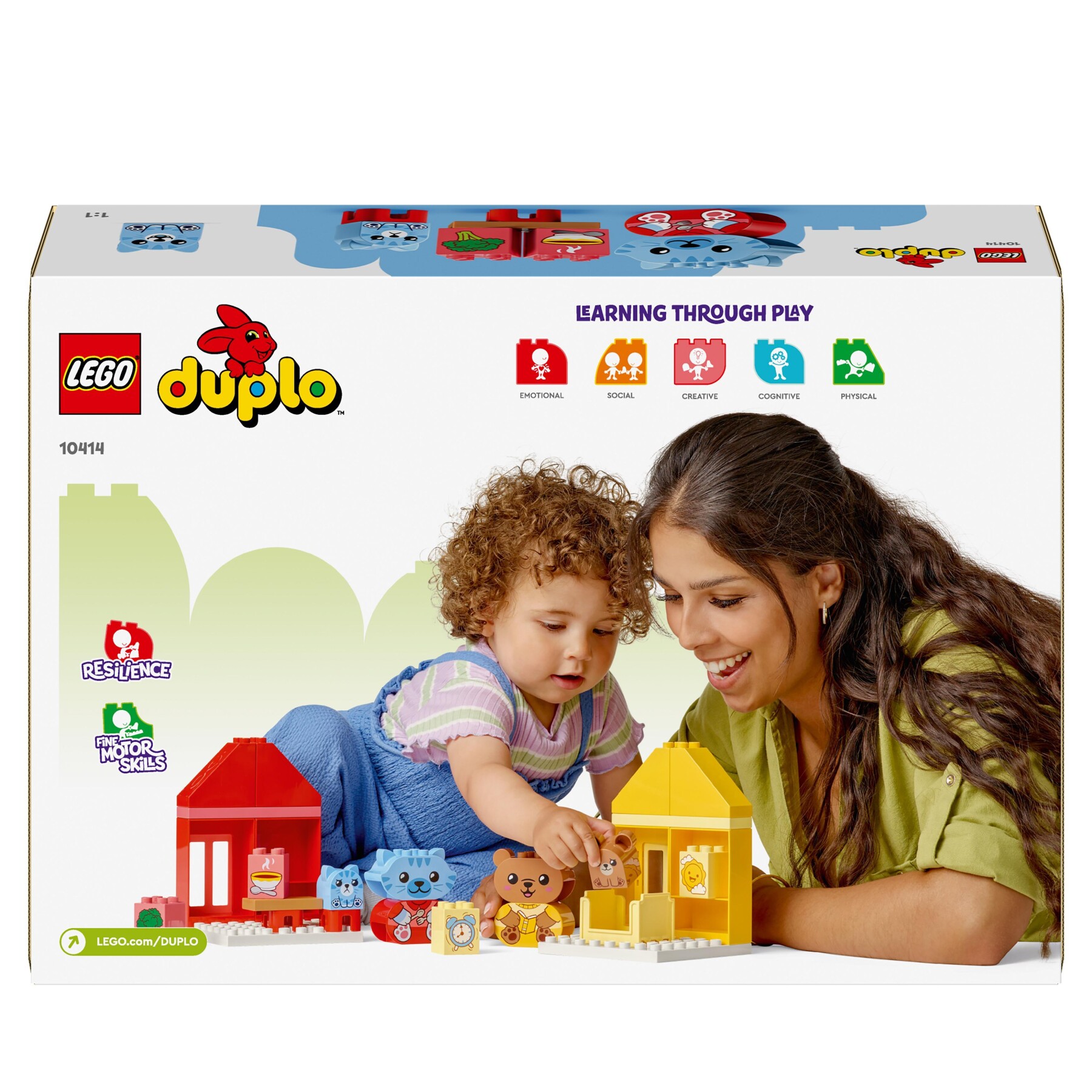 Lego duplo 10414 attività quotidiane: mangiare e andare a letto, giochi per bambini da 1.5 anni in su con 4 animali giocattolo - LEGO DUPLO
