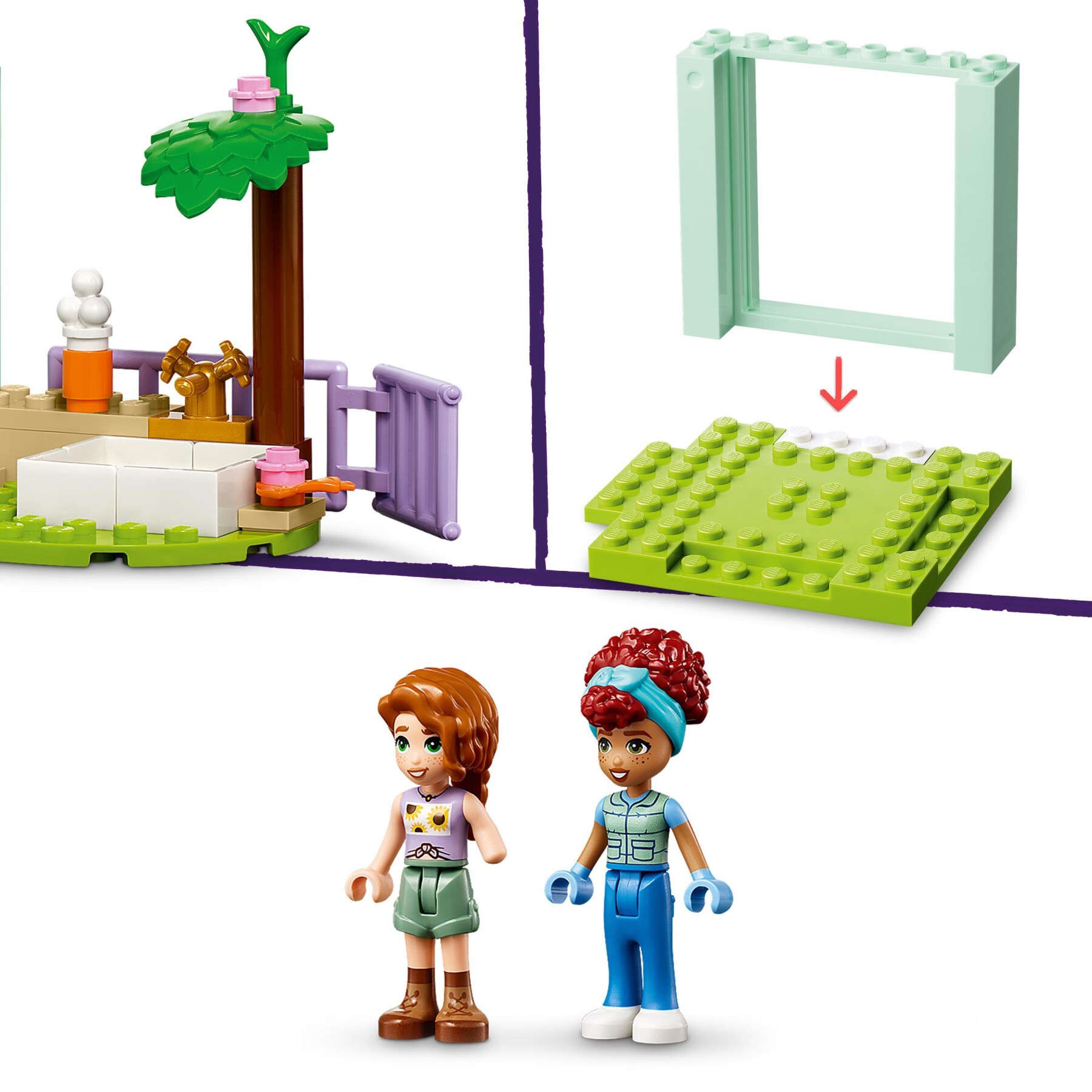 Lego friends 42632 la clinica veterinaria degli animali della fattoria, giochi bambini 4+ con personaggi e trattore giocattolo - LEGO FRIENDS