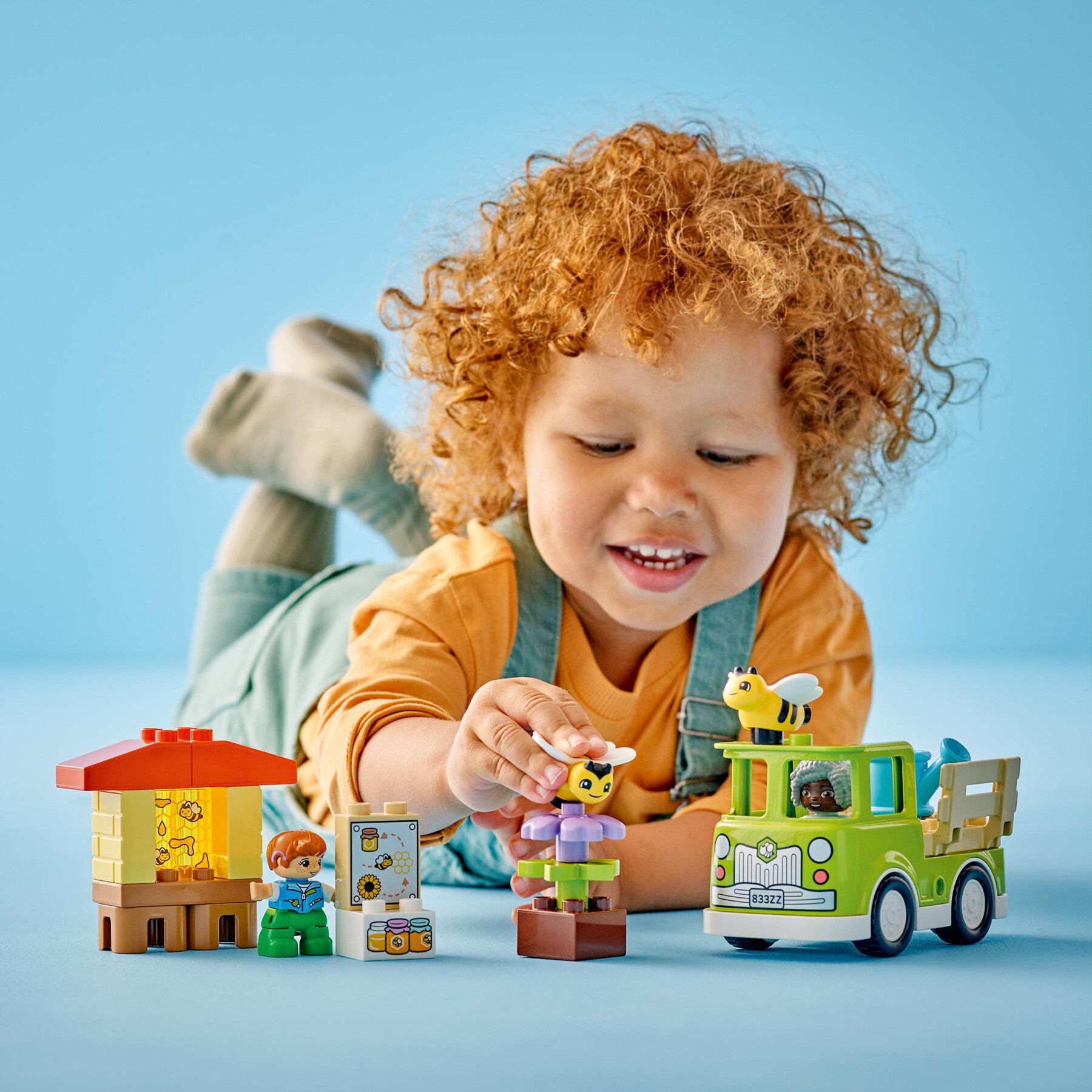 Lego duplo 10419 cura di api e alveari, gioco educativo per bambini in età prescolare con 2 personaggi e un camion giocattolo - LEGO DUPLO