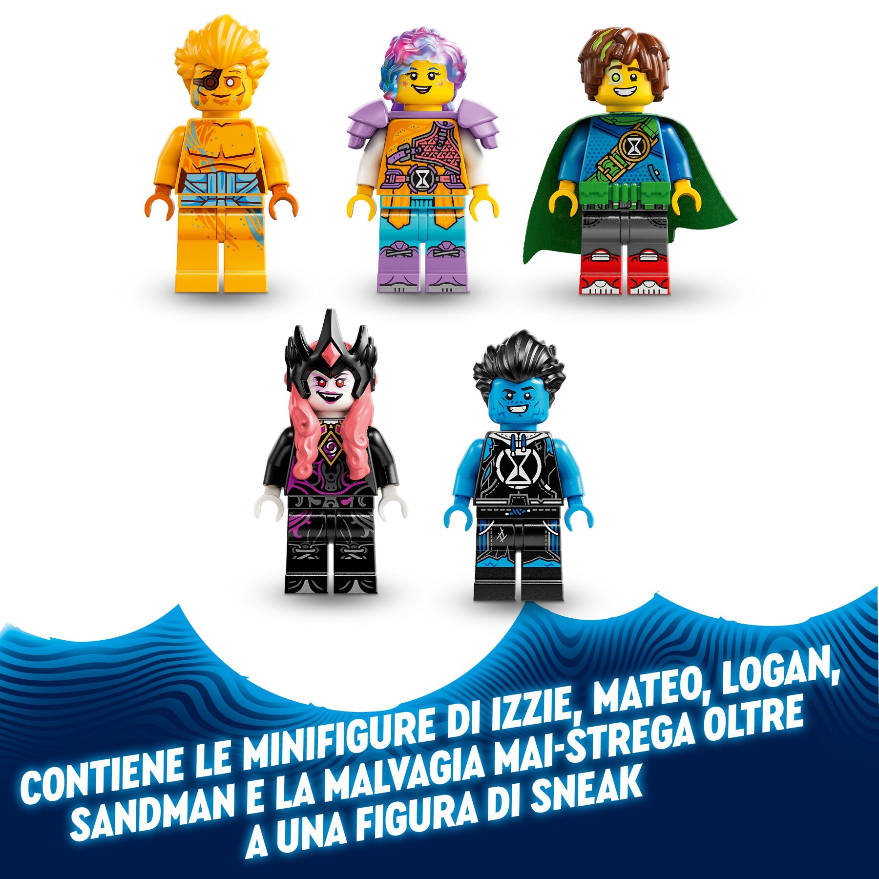 Lego dreamzzz 71477 la torre di sandman, castello giocattolo trasformabile con personaggi, regalo per bambini di 9+ anni - LEGO DREAMZZZ