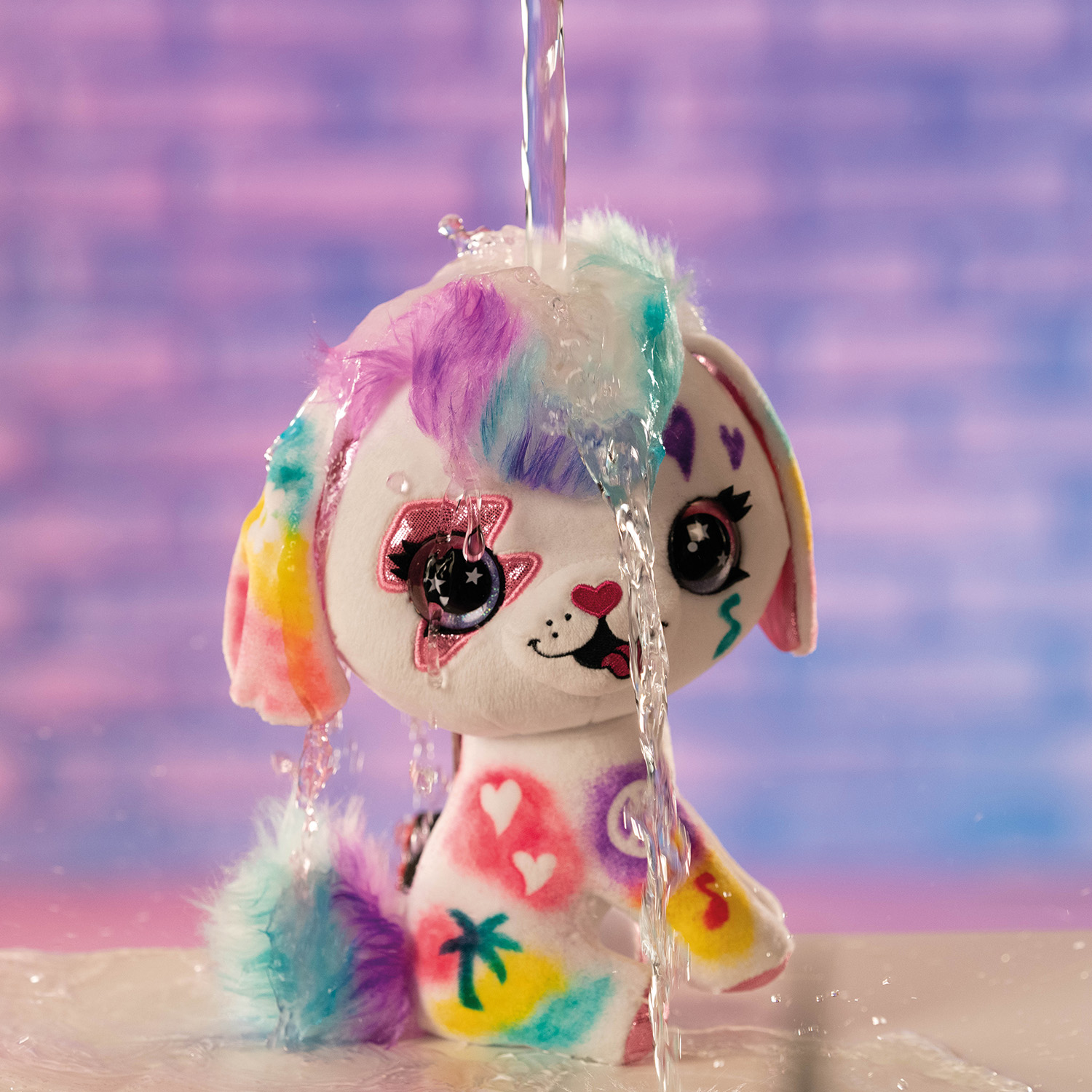 Peluche airbrush cagnolino - divertimento assicurato con i colori inclusi - 