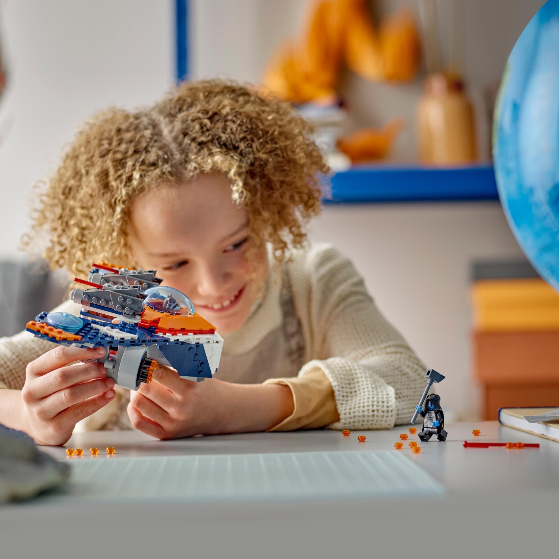 Lego marvel 76278 warbird di rocket vs. ronan, astronave giocattolo per bambini di 8+ anni, regalo guardiani della galassia - LEGO SUPER HEROES