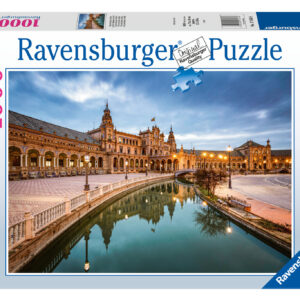 Ravensburger - puzzle piazza di spagna, siviglia, 1000 pezzi, puzzle adulti - RAVENSBURGER
