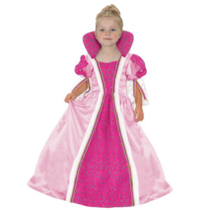 Bellissimo costume completo da “ principessina rosa e fuxia ” disponibile in diverse taglie - 