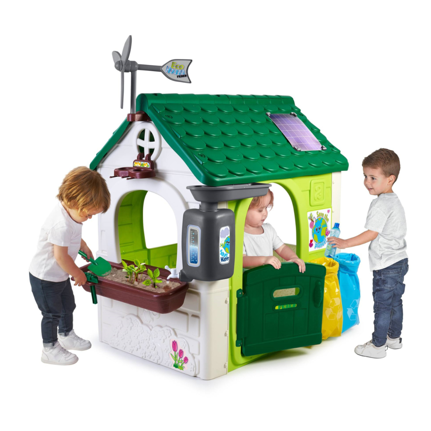 Feber green house, casetta gioco con un’esperienza di apprendimento divertente per i bambini dai 2 anni - FEBER