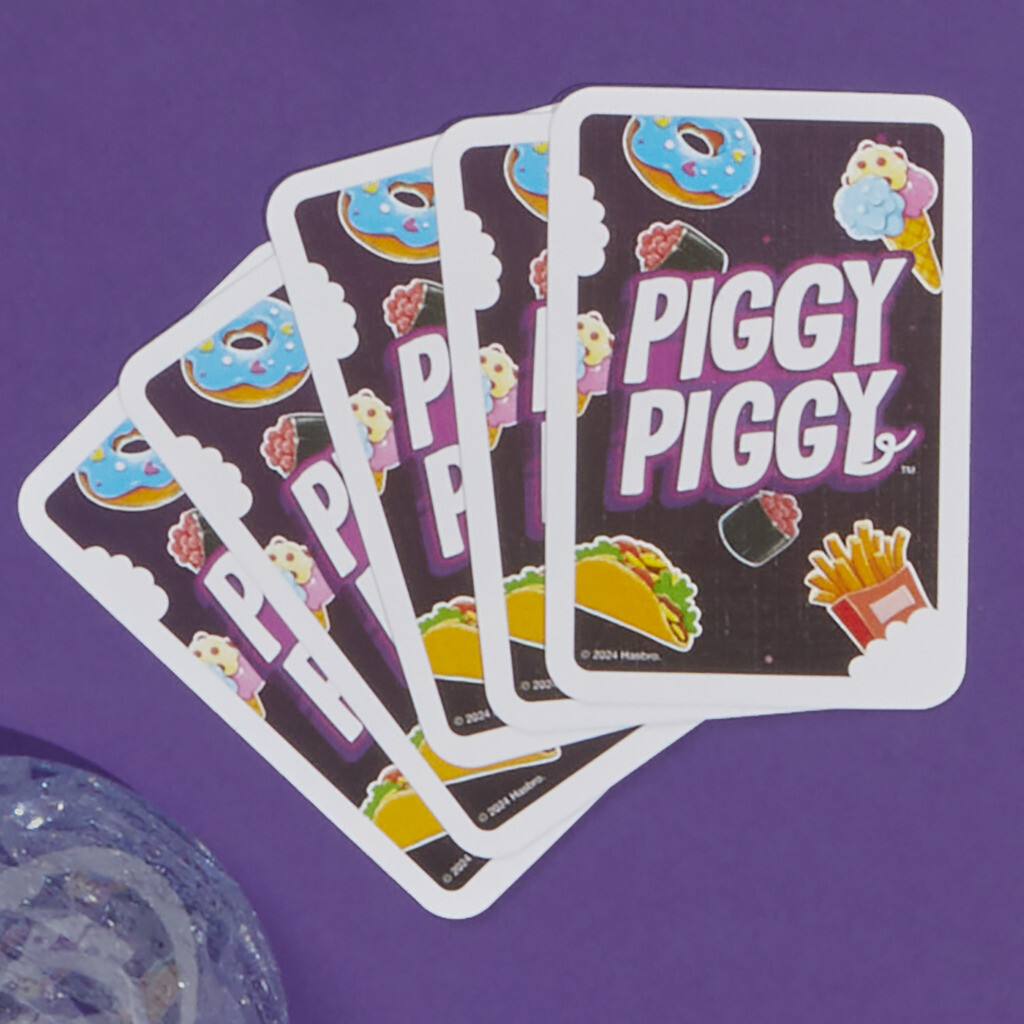 Hasbro gaming - piggy piggy, gioco di carte divertente per famiglie, da 2 a 6 giocatori, dai 7 anni in su - HASBRO GAMING