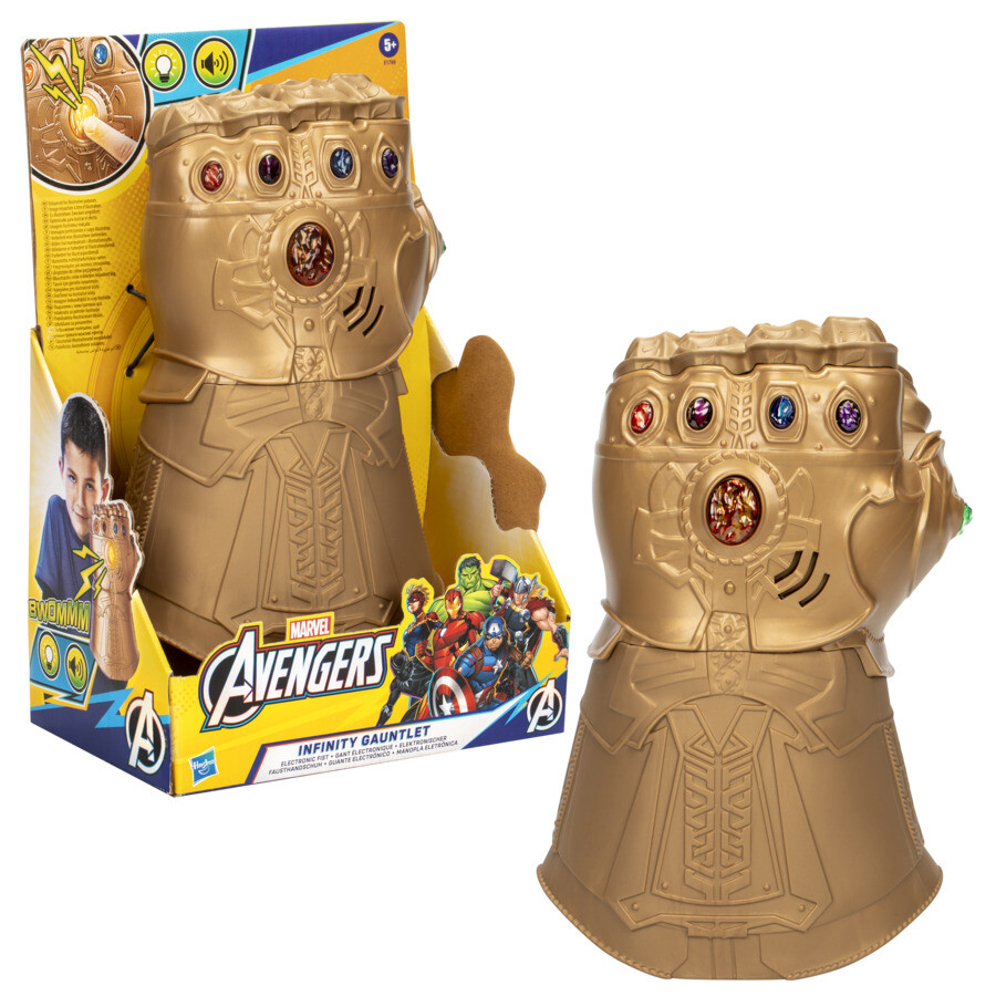 Hasbro marvel avengers, guanto dell'infinito, giocattoli per roleplay - Avengers