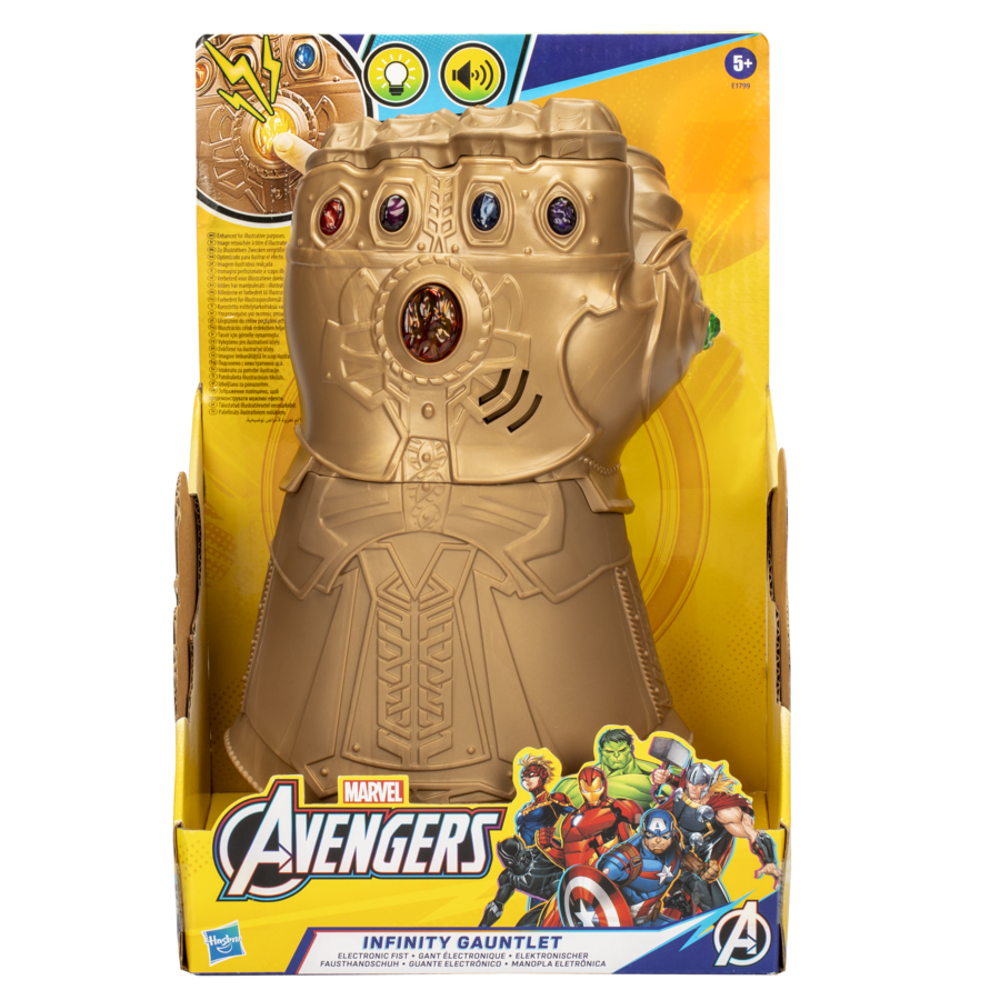 Hasbro marvel avengers, guanto dell'infinito, giocattoli per roleplay - Avengers