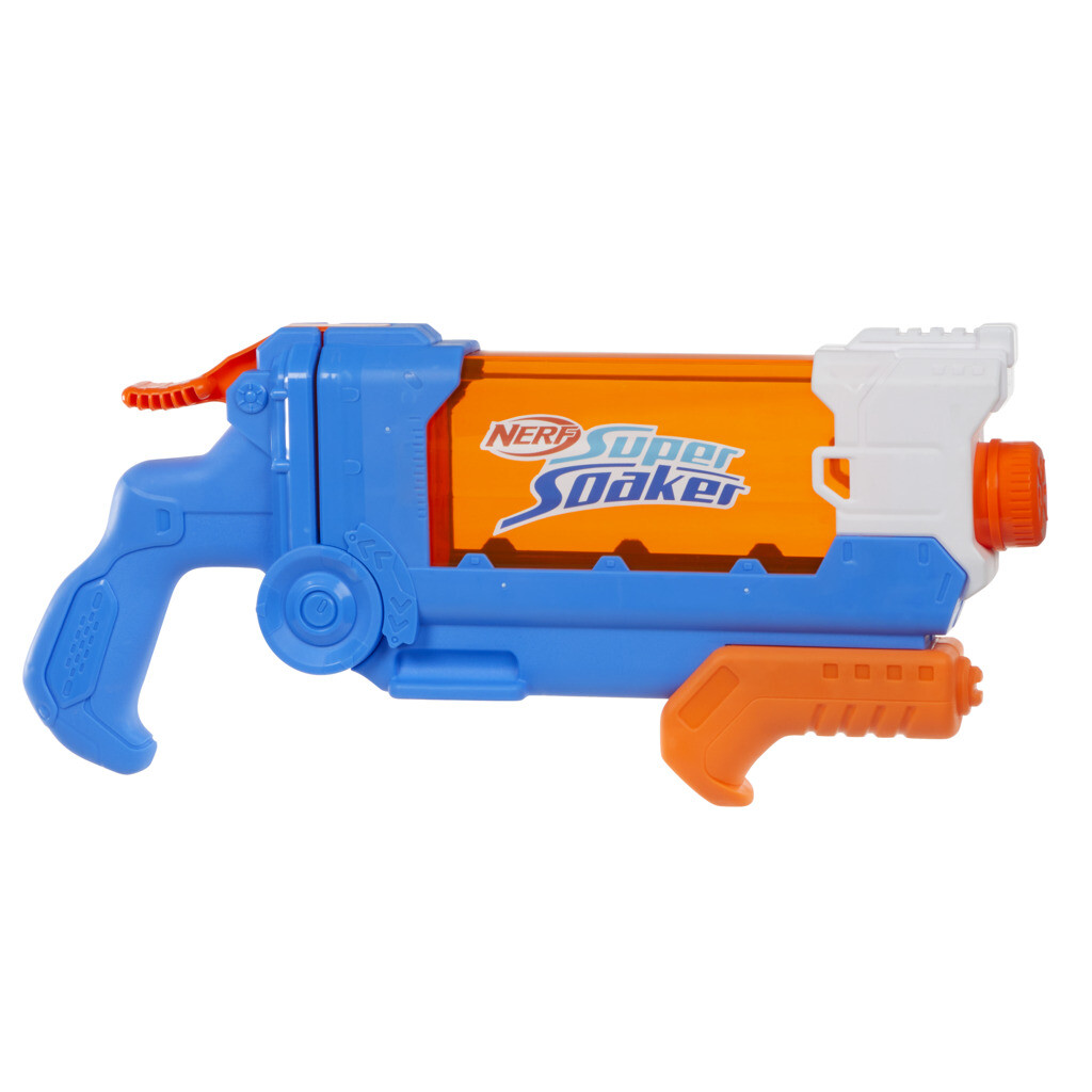 Nerf super soaker - flip fill, soaker con 4 stili di spruzzo, riempimento rapido, serbatoio da 887 mm, giochi d'acqua - NERF