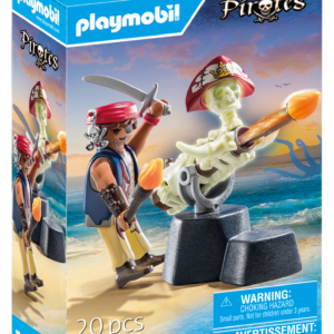 Playmobil 71420 pirata con cannone per bambini dai 4 anni - Playmobil