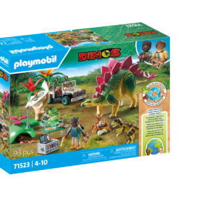 Playmobil dinos 71523 campo base con dinosauri per bambini dai 4 anni - Playmobil