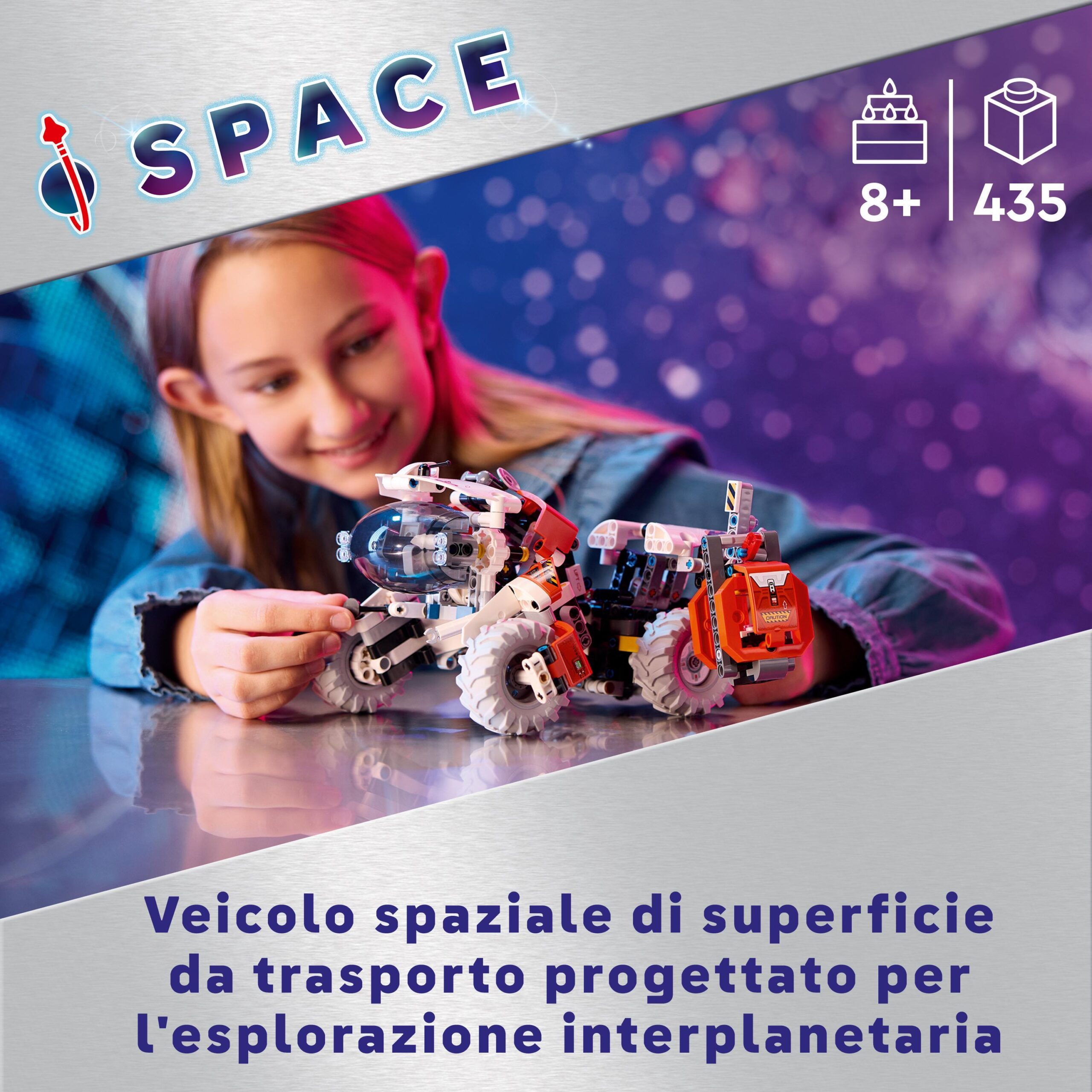 Lego technic 42178 loader spaziale lt78, giochi spaziali per bambini 8+, veicolo giocattolo per l'esplorazione, idea regalo - LEGO TECHNIC