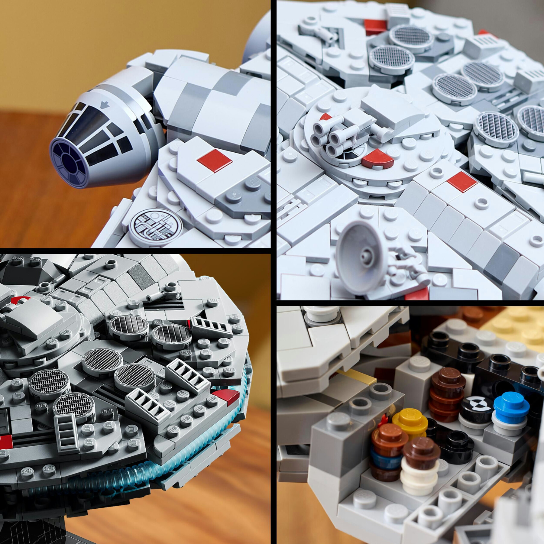 Lego star wars 75375 millennium falcon, modellino da costruire di astronave per adulti, idee regalo lui, lei, marito o moglie - LEGO® Star Wars™, Star Wars