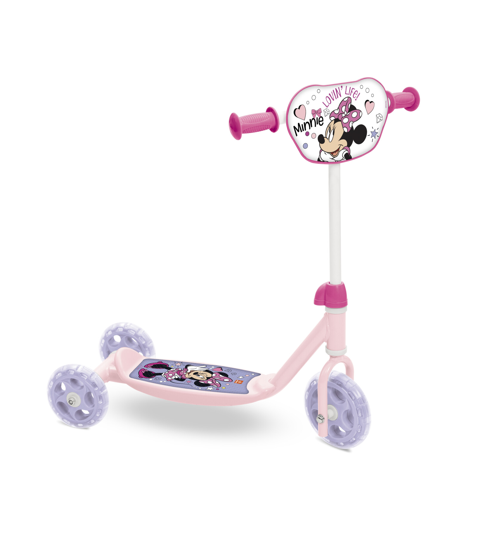Monopattino baby - sicurezza e stabilità con 3 ruote regolabili - Minnie