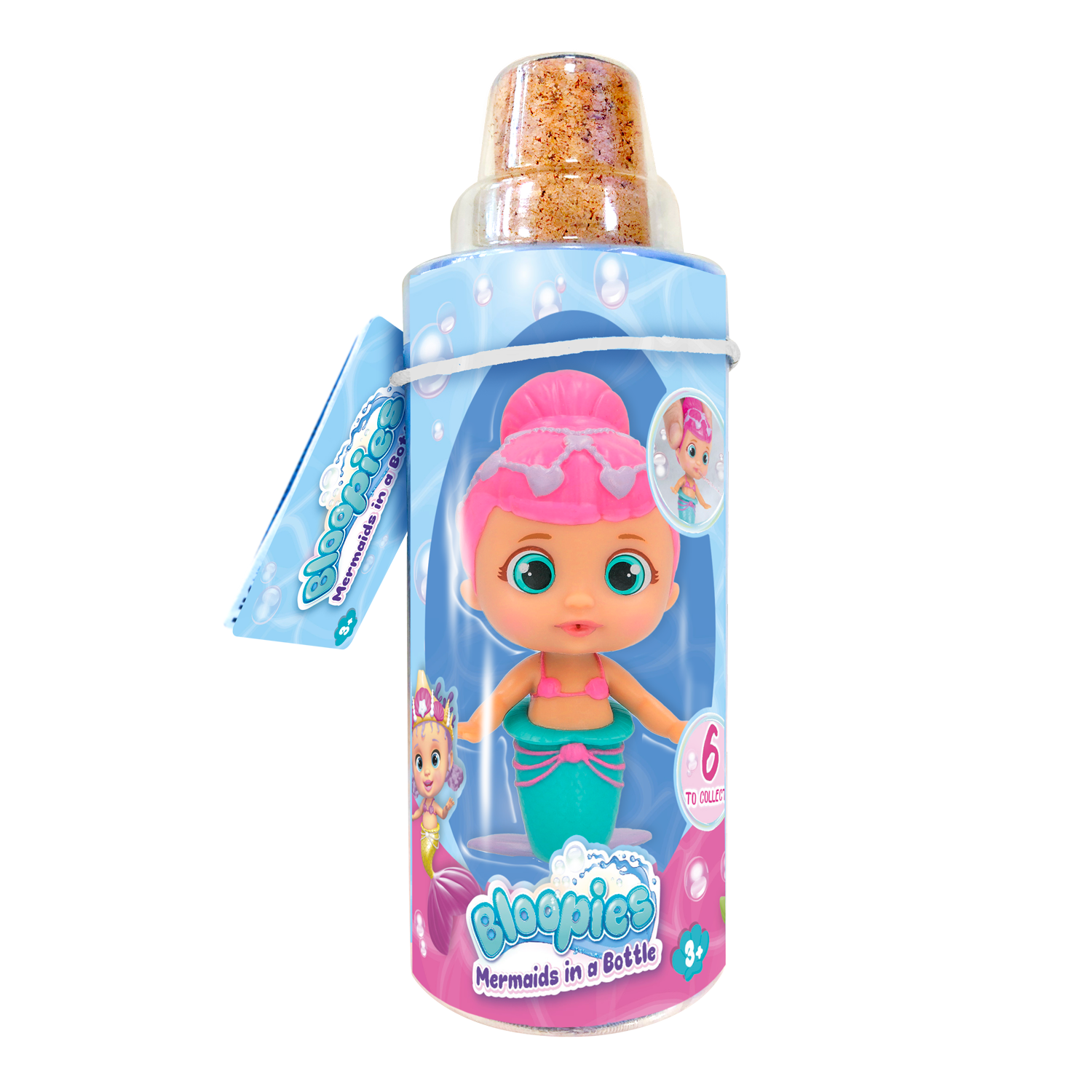 Bloopies mermaids in a bottle, sirenette spruzza-acqua in bottiglia - 