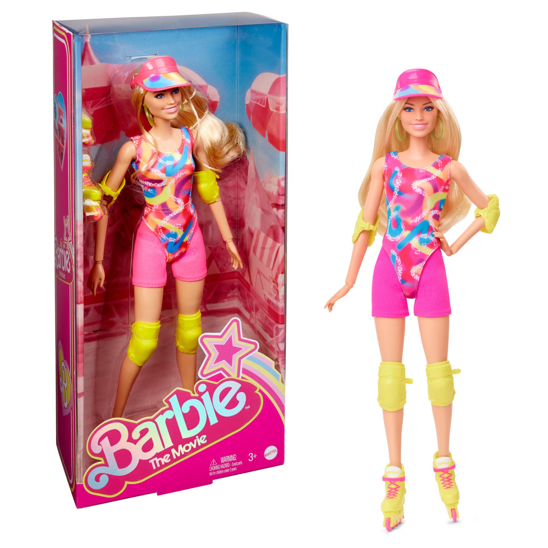 Barbie the movie - margot robbie roller skate da collezione - Barbie