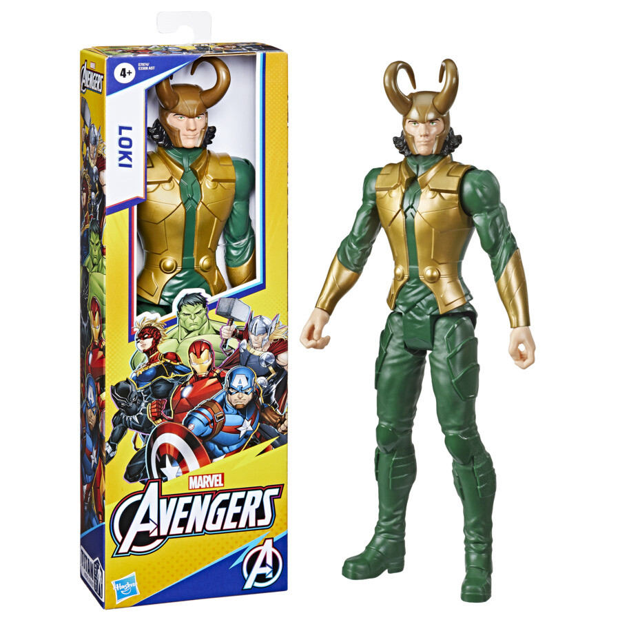 Hasbro marvel avengers, titan hero loki, action figure 30 cm - Avengers