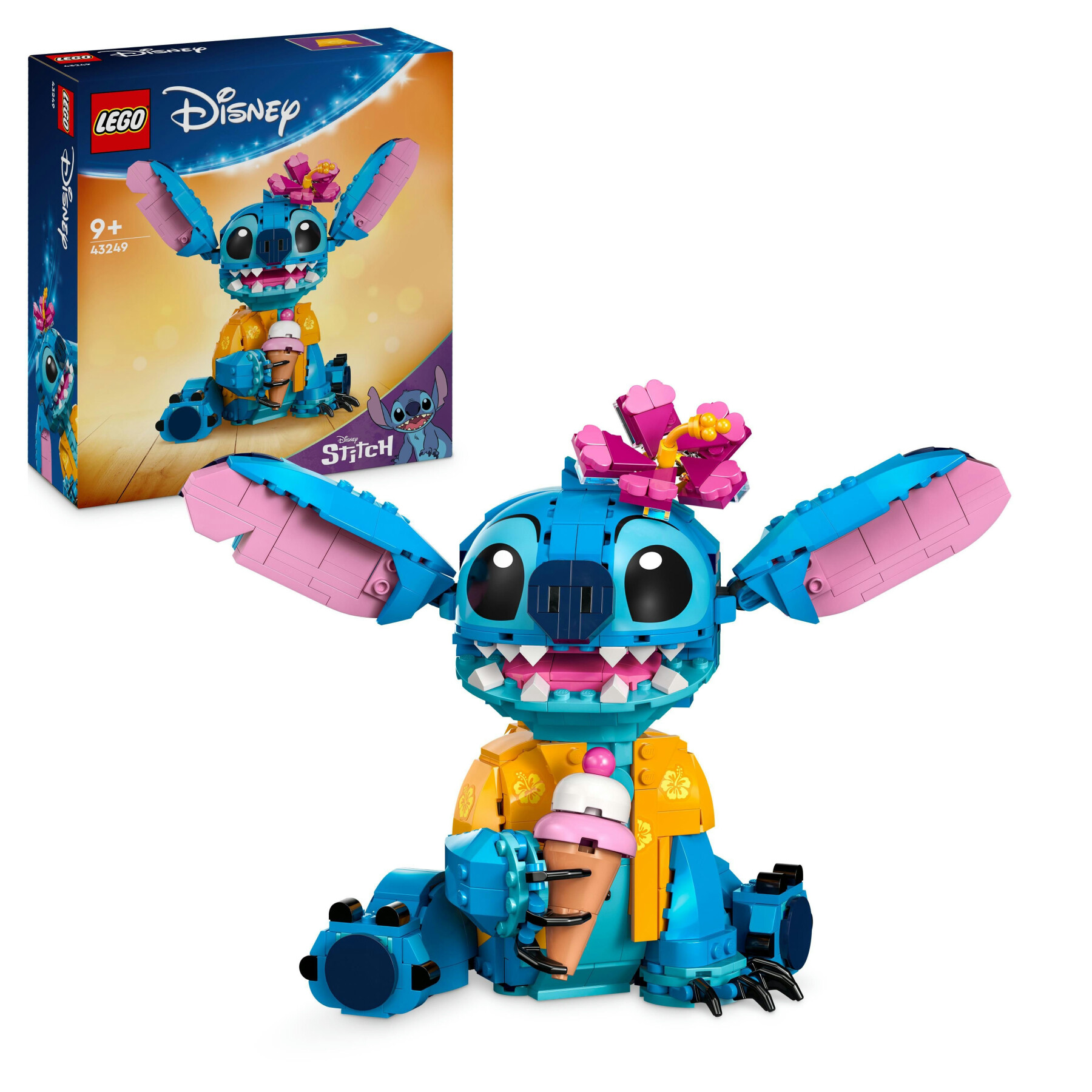 Lego disney 43249 stitch, gioco per bambini 9+, personaggio da costruire con parti mobili, idea regalo divertente dal film - Lego