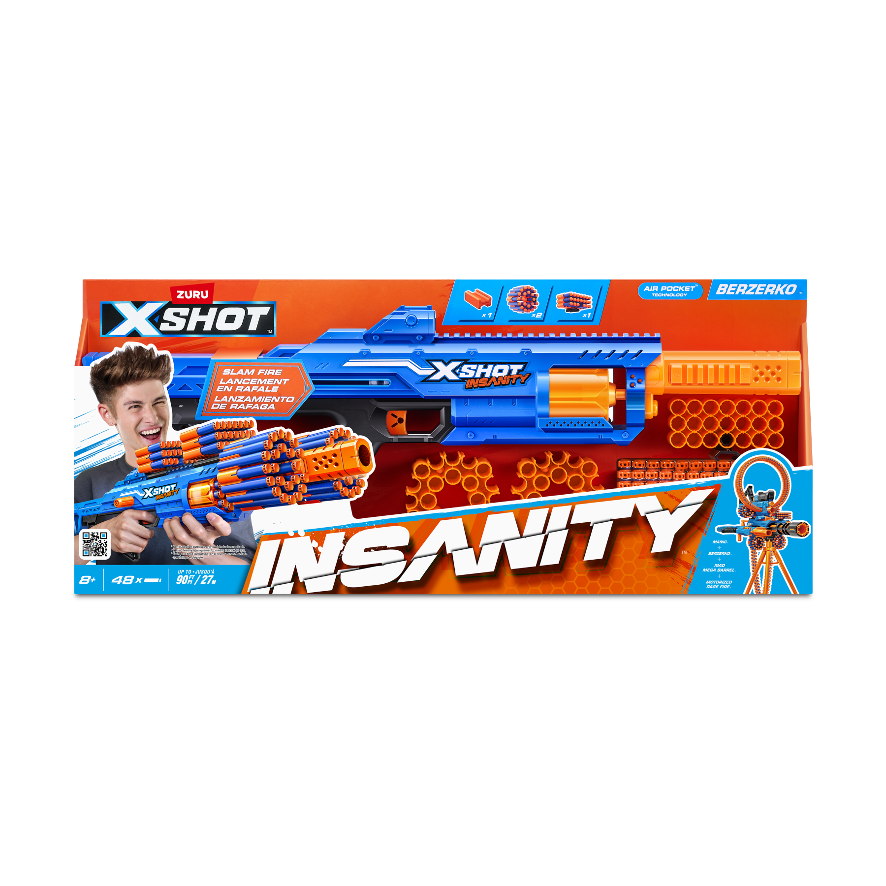 Pistola xshot insanity berzerko (48 dardi)  - X-SHOT