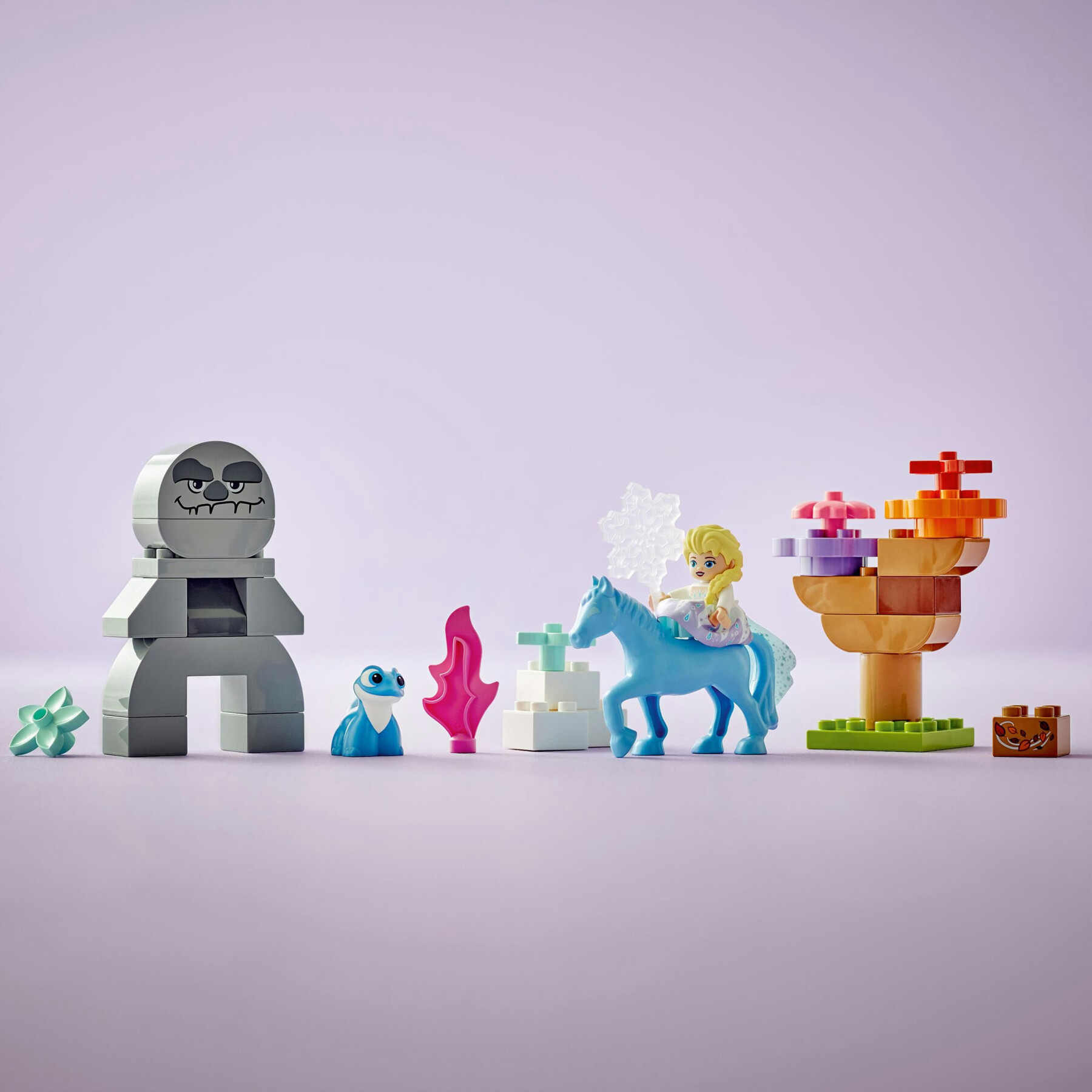 Lego duplo disney 10418 elsa e bruni nella foresta incantata, gioco per bambini 2+ con il cavallo giocattolo nokk di frozen 2 - DISNEY PRINCESS, LEGO DUPLO, Frozen