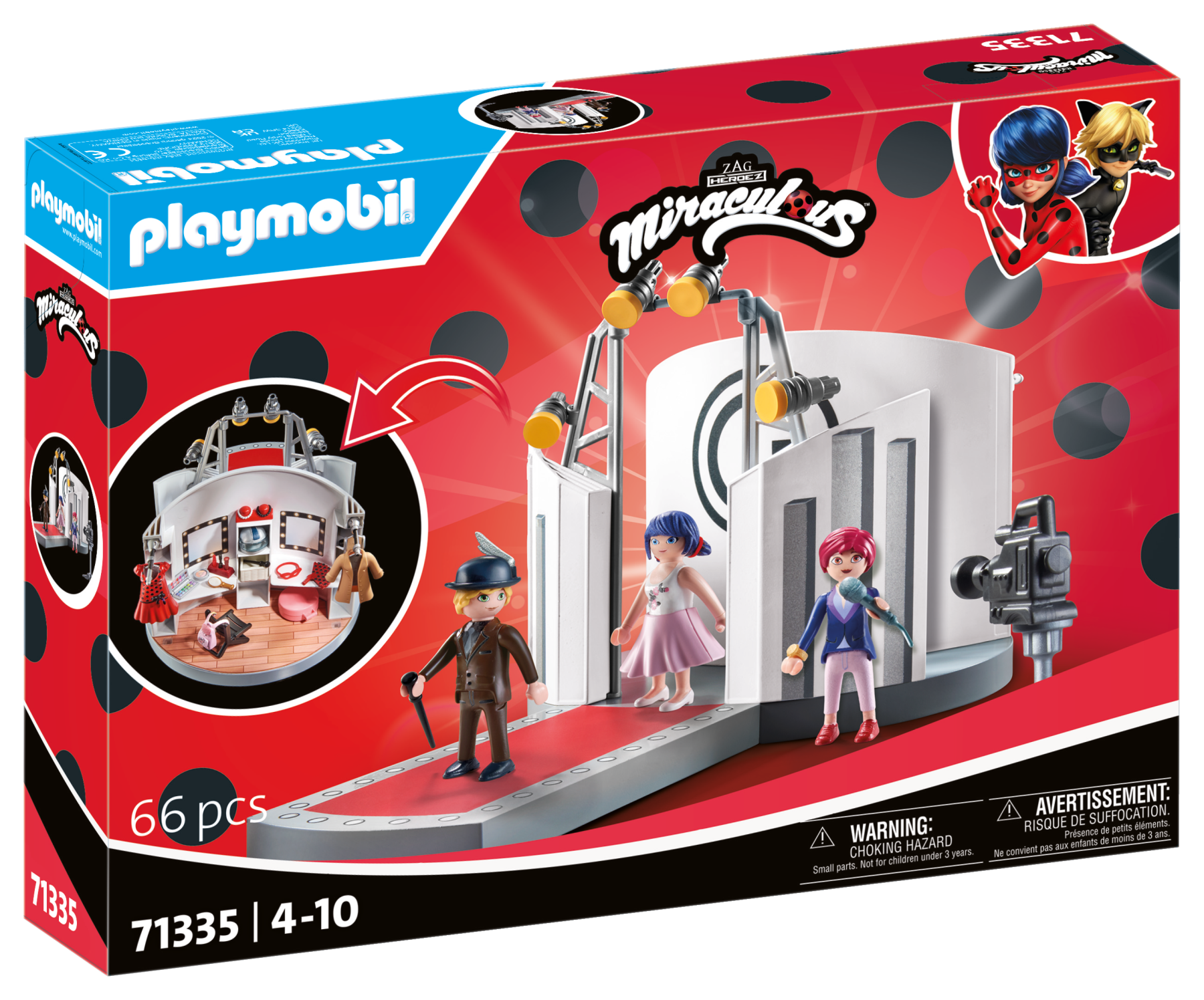 Playmobil miraculous 71335 : sfilata di adrien a parigi per bambini dai 4 anni - Playmobil