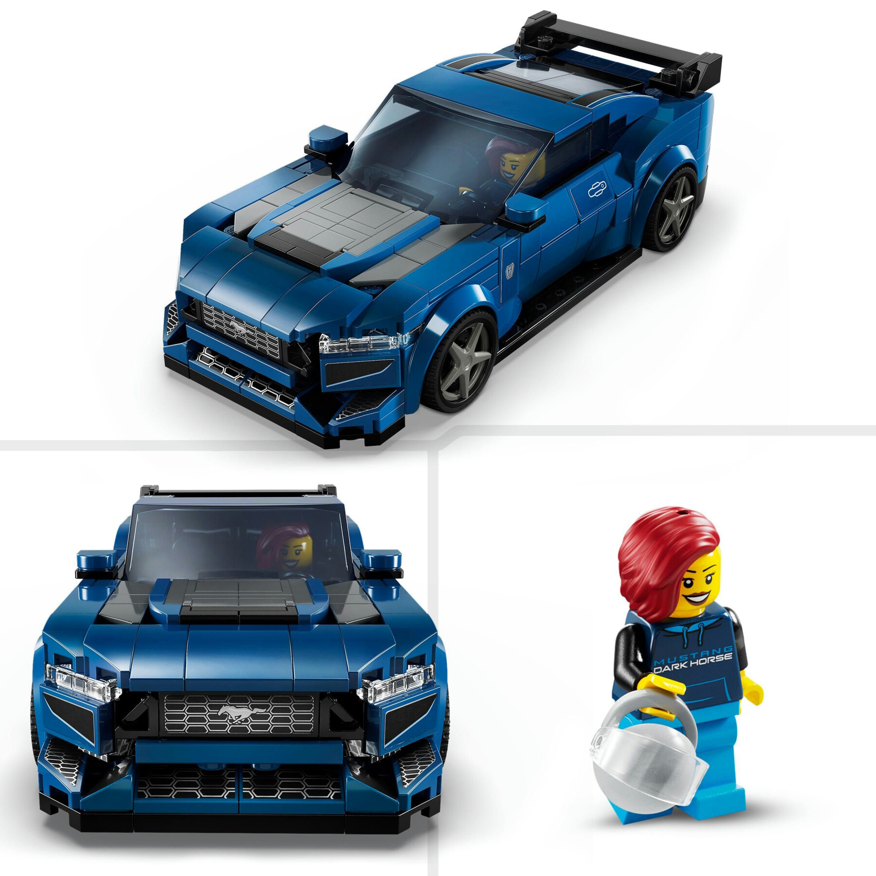 Lego speed champions 76920 auto sportiva ford mustang dark horse, modellino di macchina giocattolo da costruire per bambini 9+ - LEGO SPEED CHAMPIONS