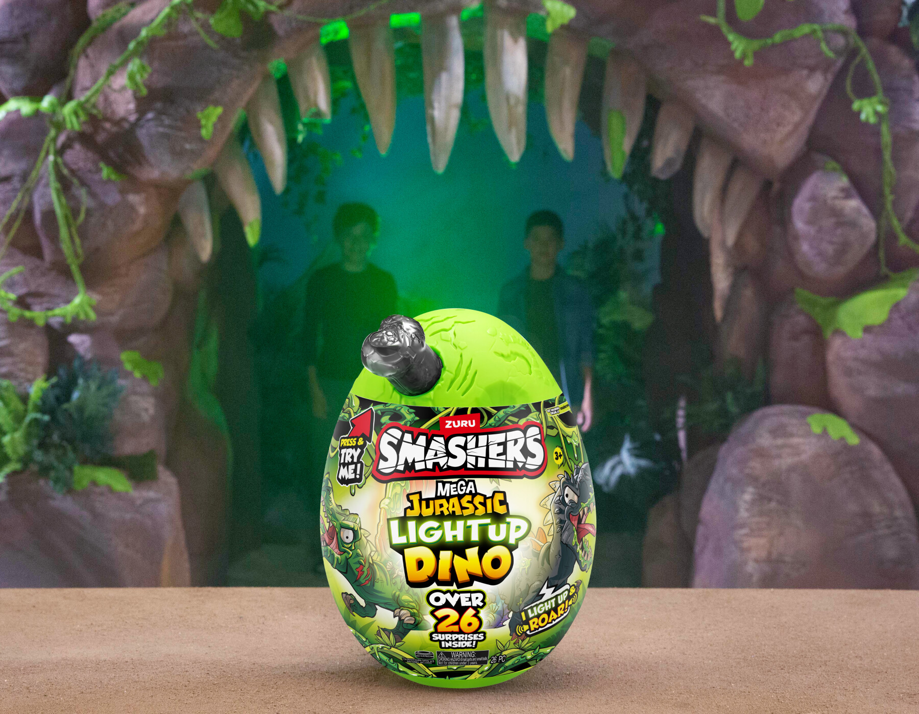 Smashers mega jurassic light up dino egg - 