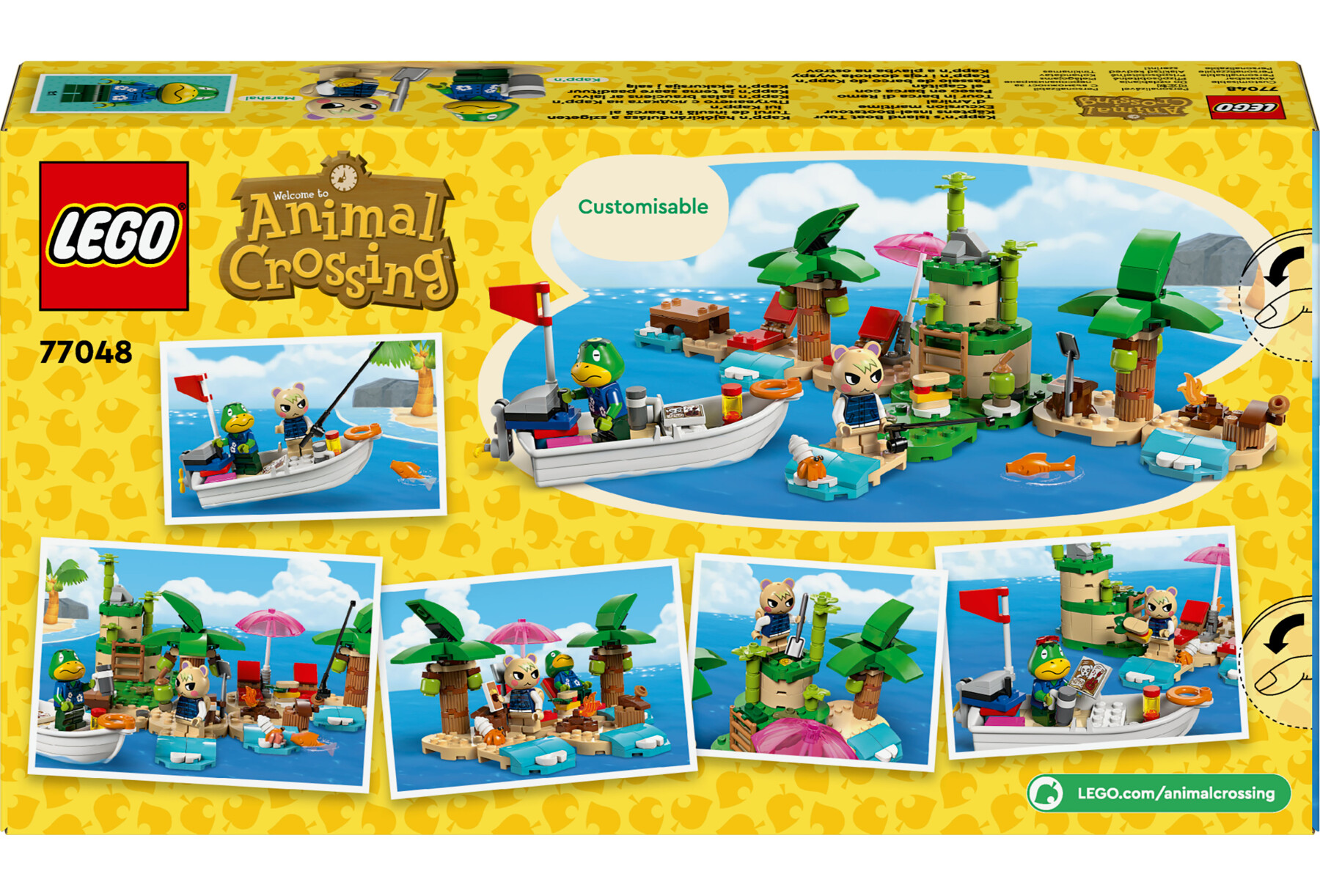 Lego animal crossing 77048 tour in barca di remo, giochi creativi per bambini 6+ con 2 personaggi della serie di videogiochi - Lego Animal Crossing