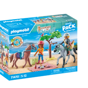Playmobil horse of waterfall 71470 gita a cavallo per bambini dai 4 anni - Playmobil