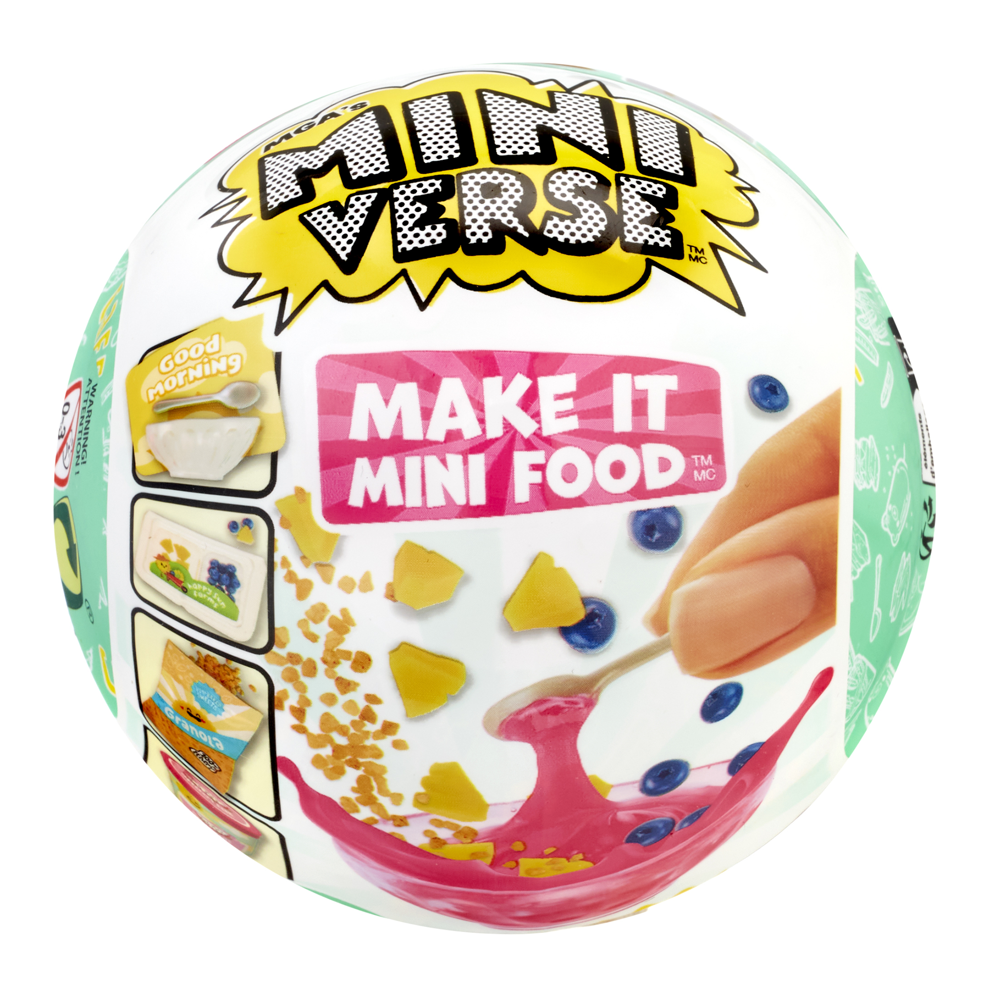 Miniverse make it mini food - cafe serie 3 - mini oggetti da collezione in una confezione misteriosa - gioco in resina fai-da-te - repliche di cibi, non commestibili - 