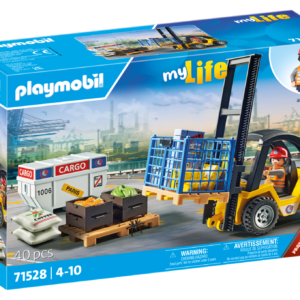 Playmobil promo pack 71528 carrello elevatore per bambini dai 4 anni - Playmobil